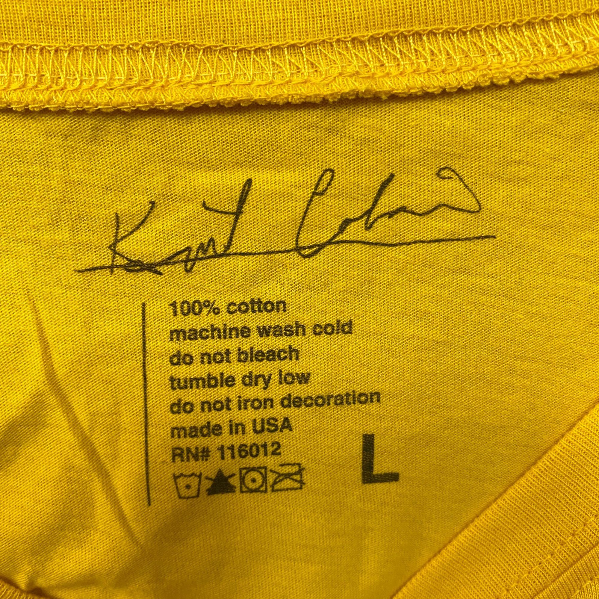 Nirvana Nirvana Listen To Kurt Cobain Yellow Croptop Large Size L / US 10 / IT 46 - 4 Thumbnail