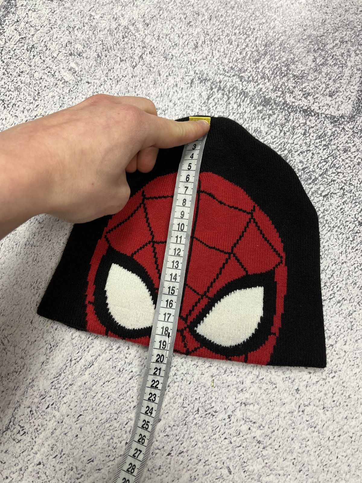 Japanese Brand Y2k Spider Man Marvel Big Logo Eye Beanie Hat Hype Size ONE SIZE - 10 Thumbnail