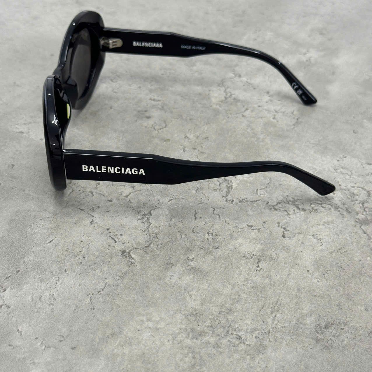 Balenciaga BALENCIAGA BB0074S 001 BLACK BLACK GREY Size ONE SIZE - 3 Thumbnail