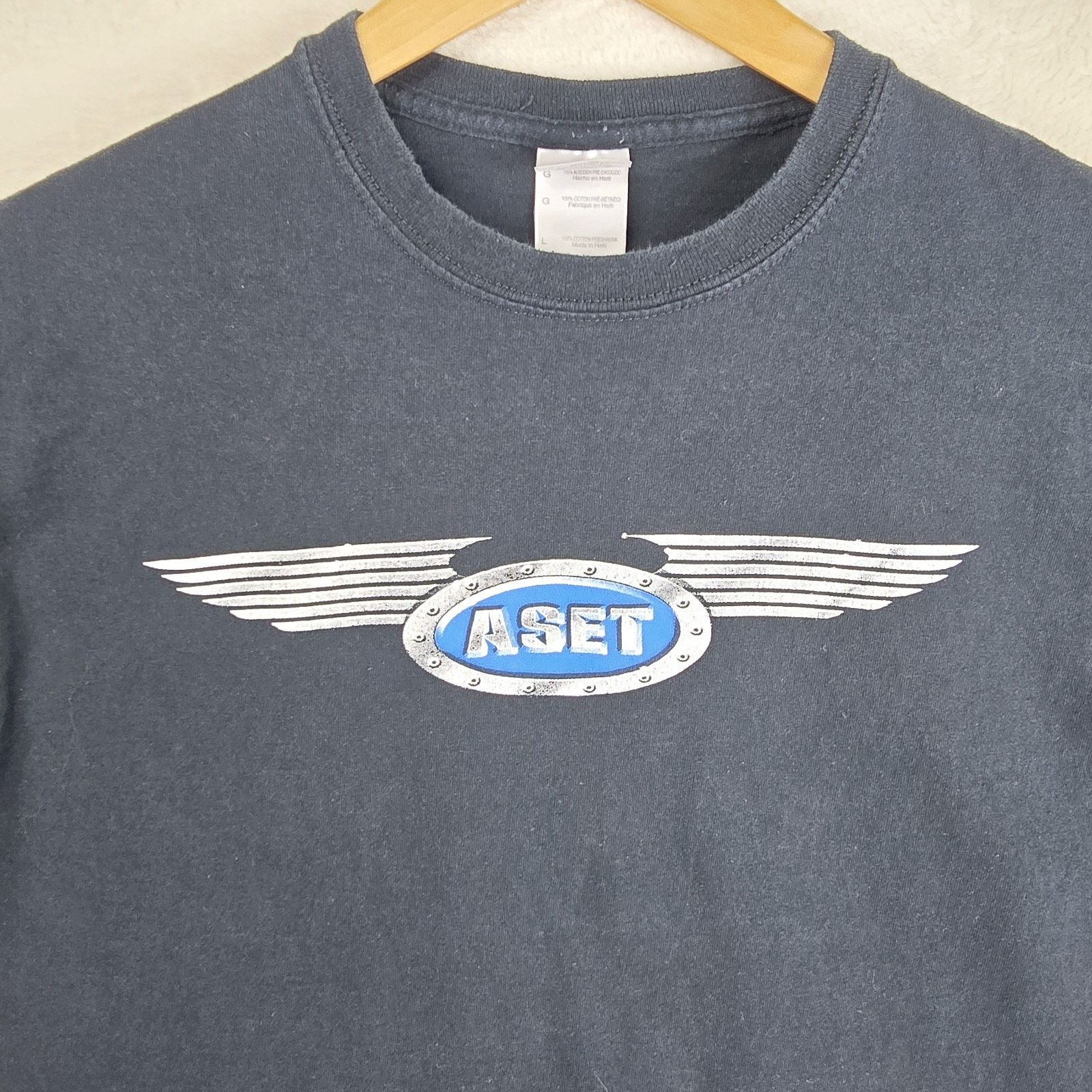 Gildan ASET Iwata Spray Gun Shirt Large Vintage Y2K Reaper Size US L / EU 52-54 / 3 - 3 Thumbnail
