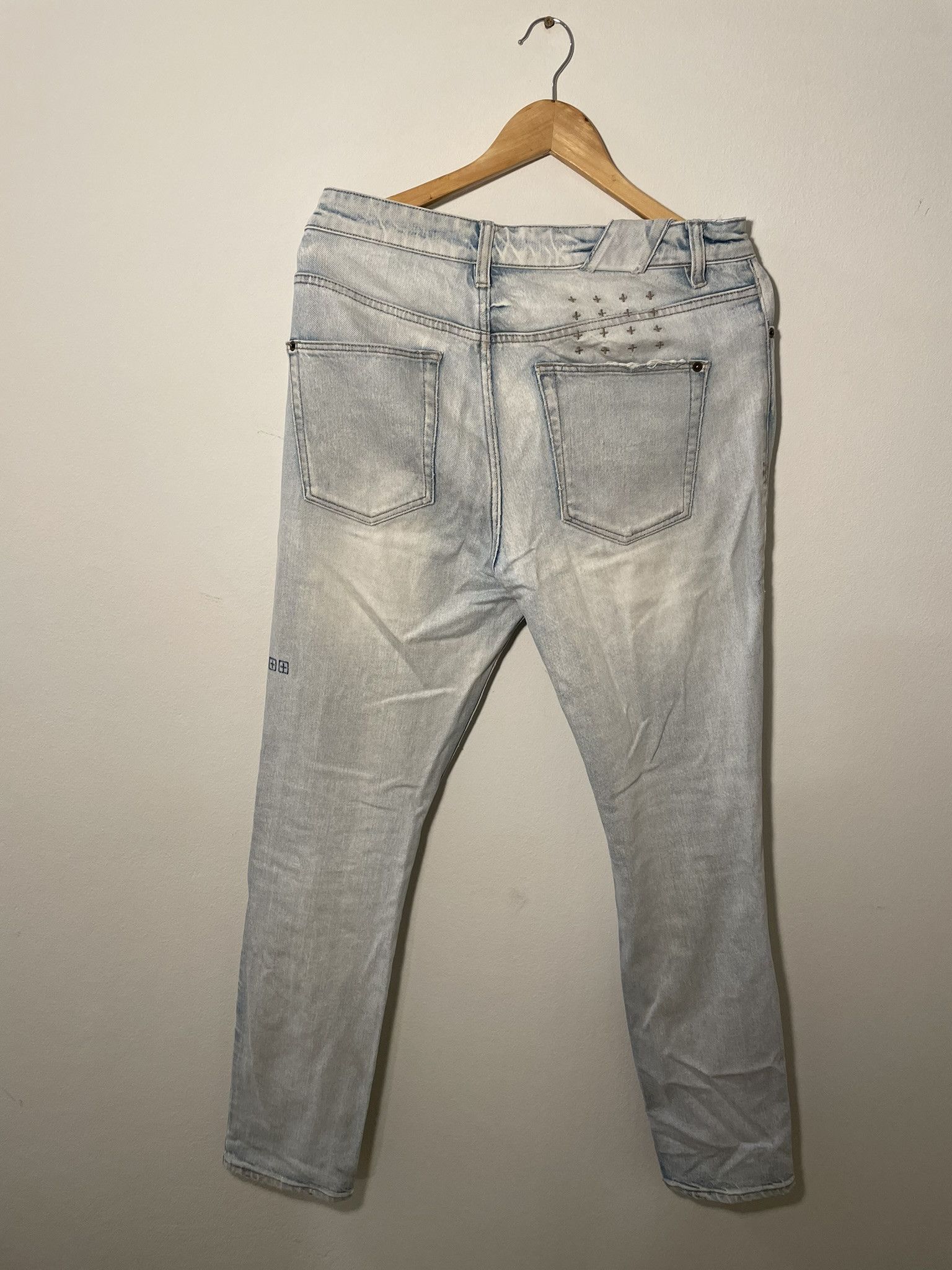 Ksubi Light blue Ksubi skinny jeans Size US 32 / EU 48 - 7 Thumbnail