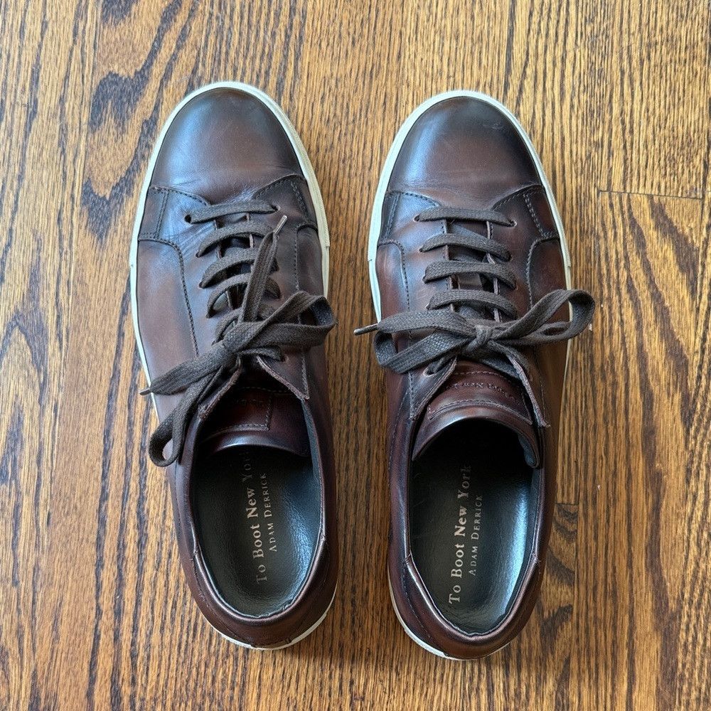 To Boot New York Adam Derrick Men’s 9.5 Dark Brown Leather