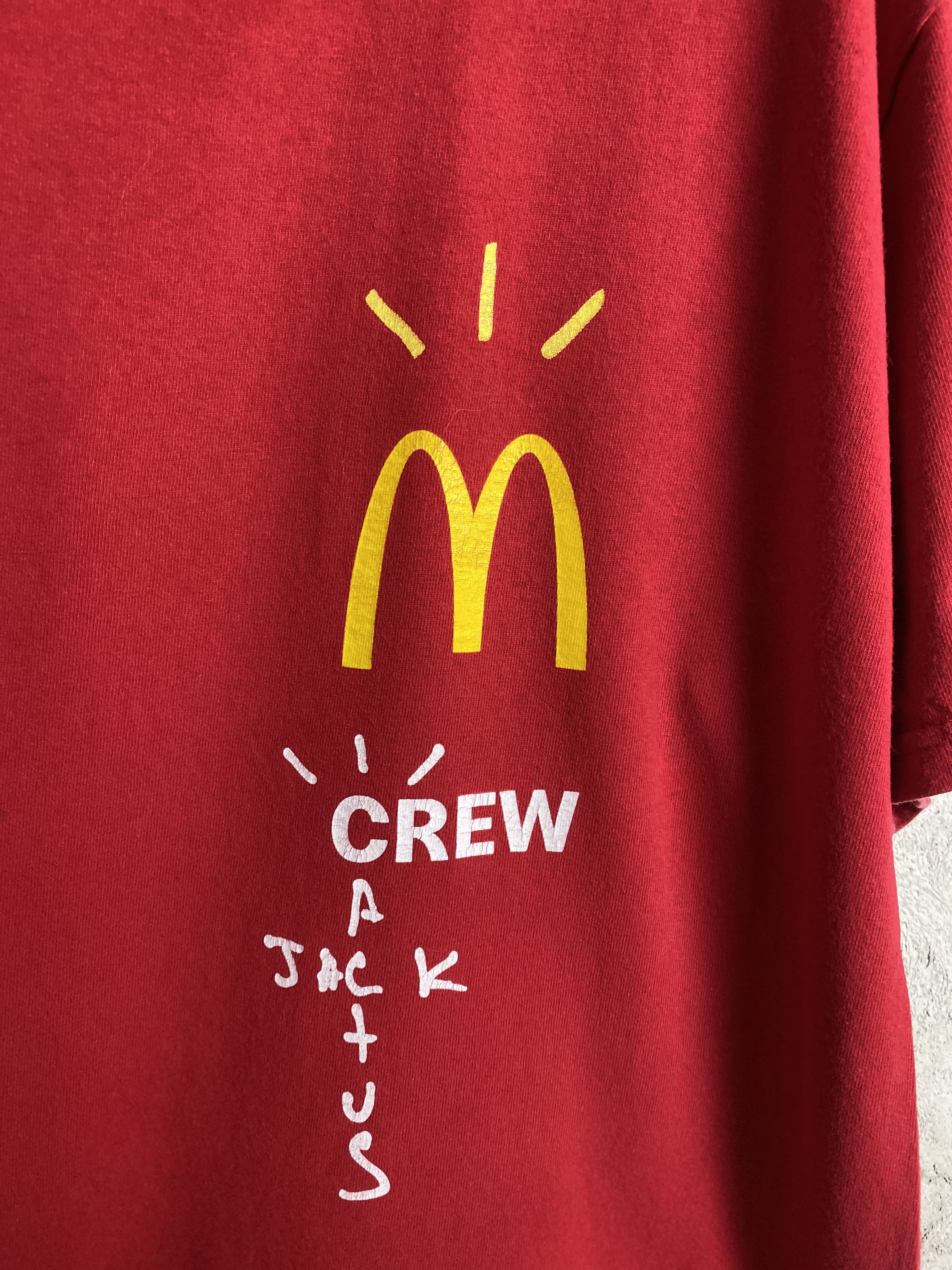 Travis Scott McDonald's Travis Scott Cactus Jack t-shirt tee Size US M / EU 48-50 / 2 - 2 Thumbnail