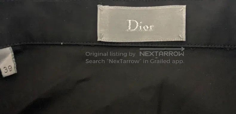 Dior Dior Size 39 Black Chest Iron Ring Shirt i Size US L / EU 52-54 / 3 - 3 Thumbnail