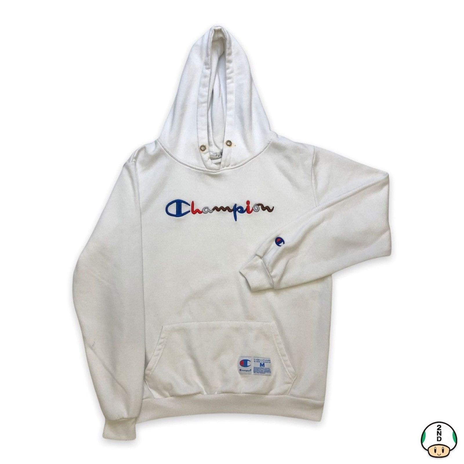 Champion × Vintage Champion Hoodie Authentic Apparel Pullover Hooded Sweatshirt Size S / US 4 / IT 40 - 1 Thumbnail