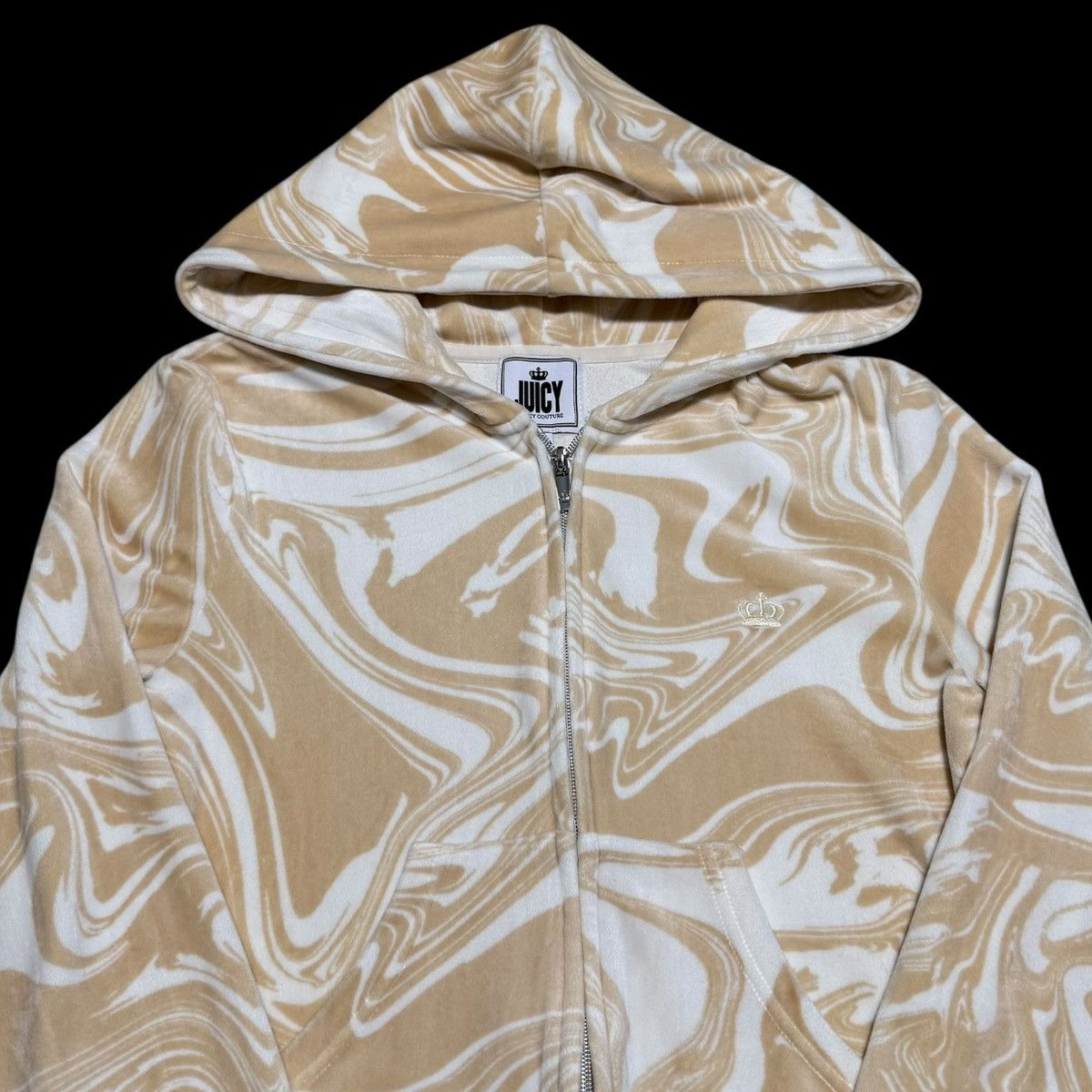 Juicy Couture Juicy Couture Beachwood Swirls Zip Hoodie Women’s Small Size S / US 4 / IT 40 - 2 Thumbnail
