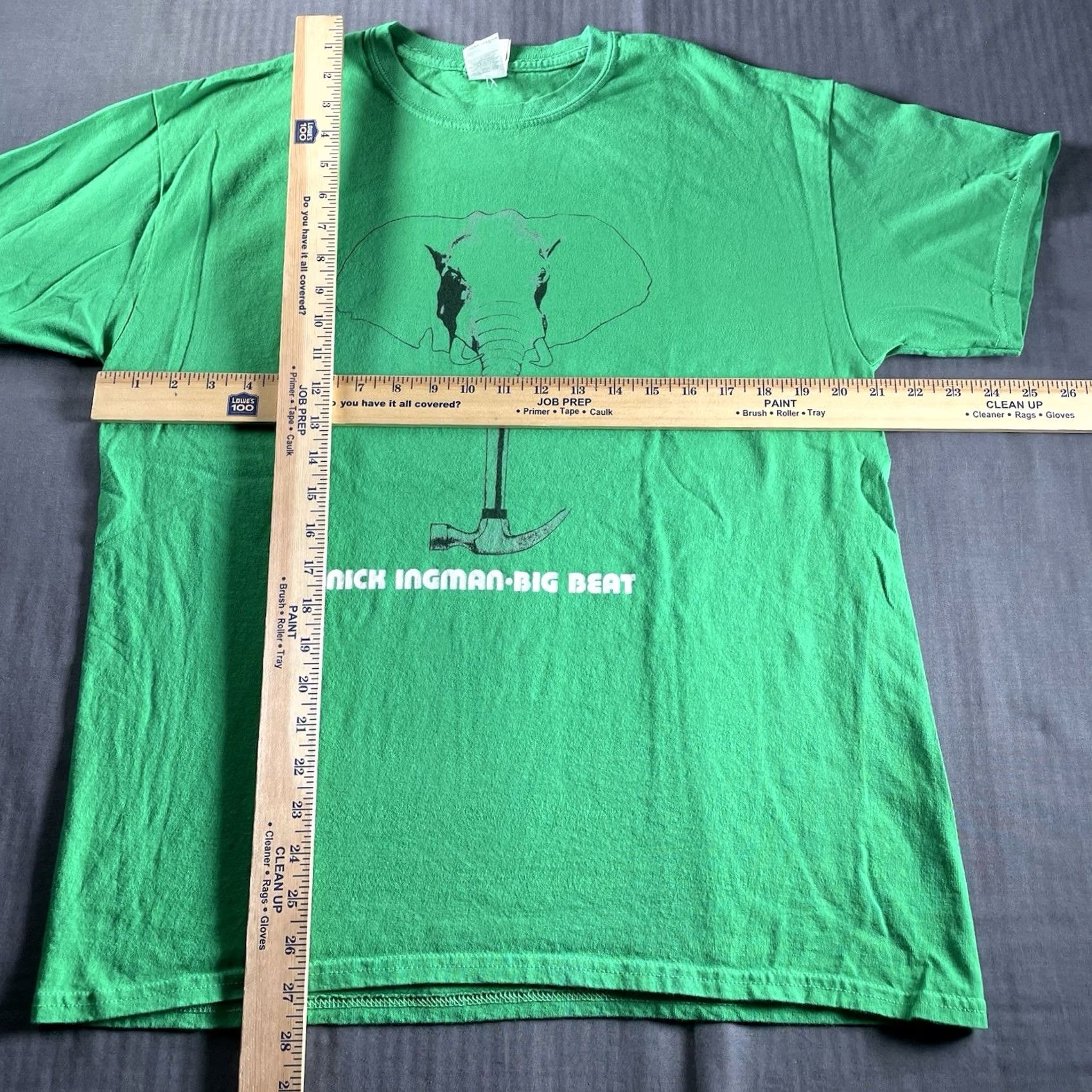 Vintage Nick Ingman Shirt Men L Green Music Big Beat Promoter Tee De Wolfe Rare Size US L / EU 52-54 / 3 - 5 Thumbnail