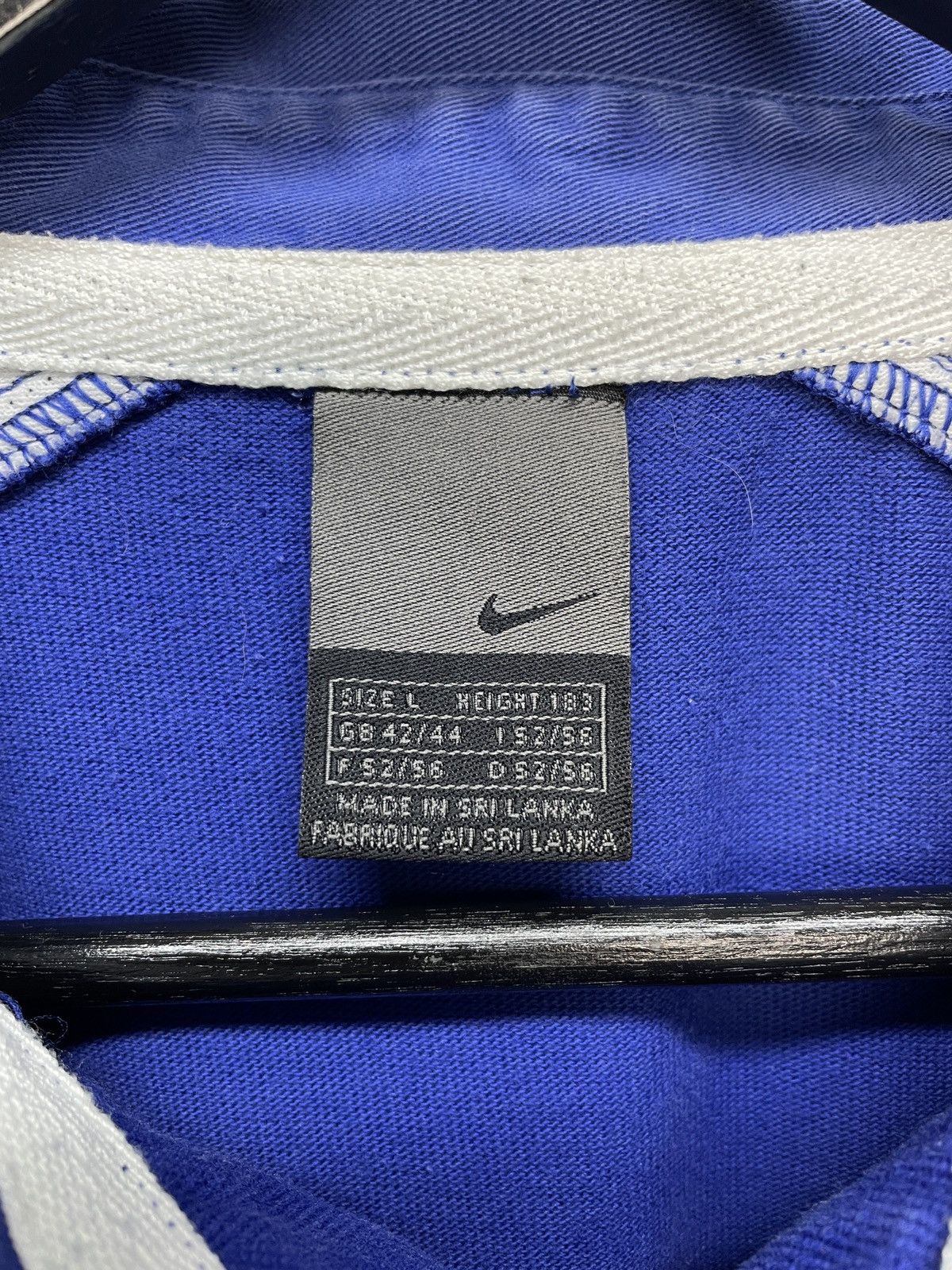 Vintage Vinitage Y2K Nike France 2000s Rugby Polo Sweatshirt Size US M / EU 48-50 / 2 - 7 Thumbnail