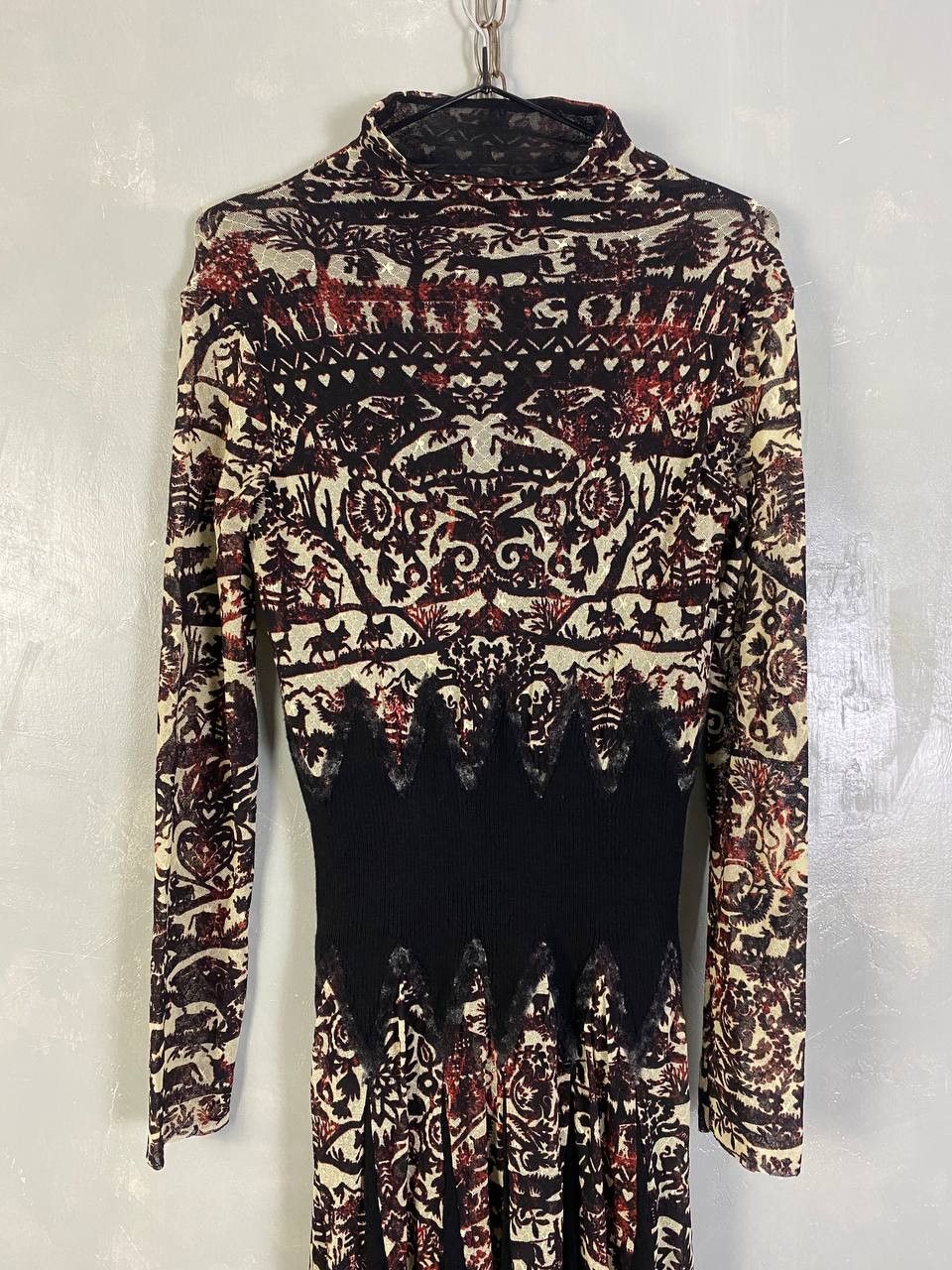 Jean Paul Gaultier Jean Paul Gaultier Soleil Tribal Tattoo Print Dress Size S / US 4 / IT 40 - 2 Thumbnail