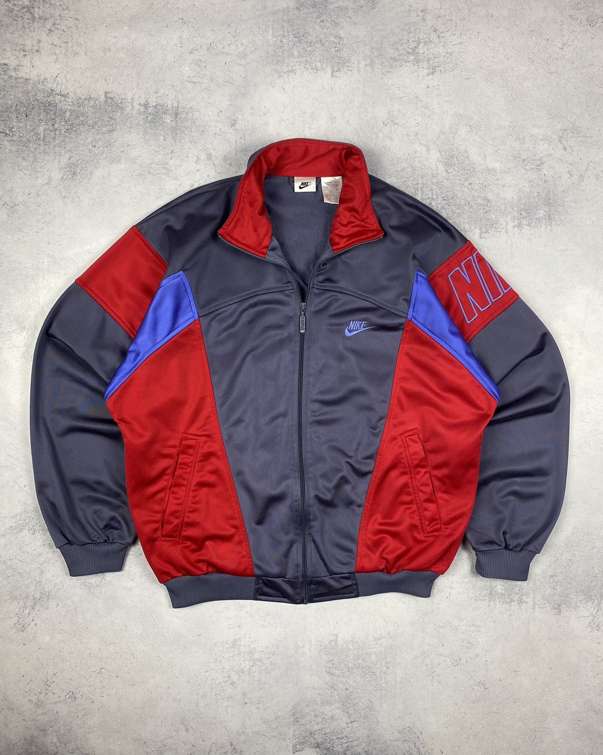 Nike Vintage 90s Nike Track Jacket Windbreaker Streetwear mens Size US M / EU 48-50 / 2 - 2 Thumbnail