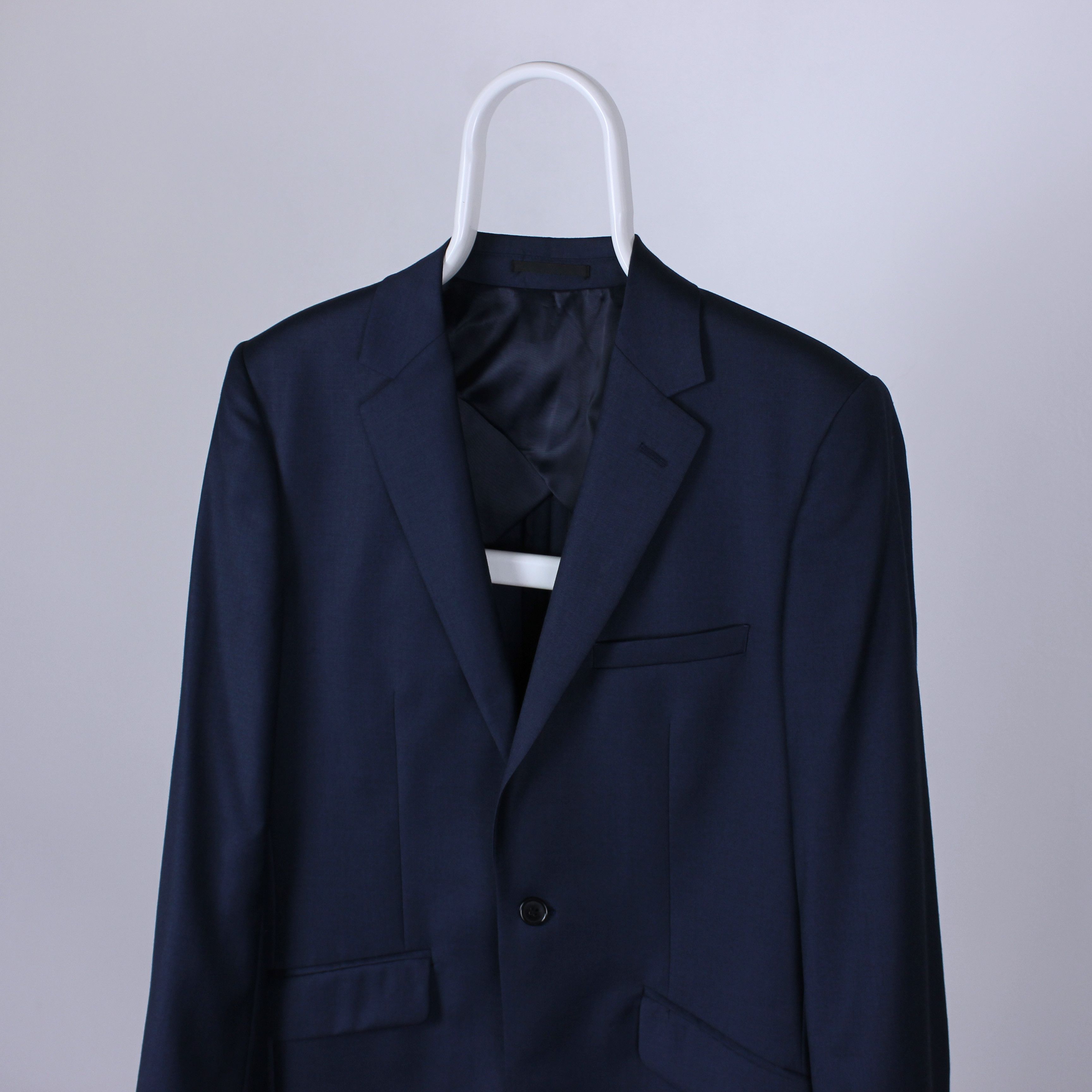 Reiss Reiss blazer men wool 38 inch 32 waist gray blue Size 38R - 3 Thumbnail