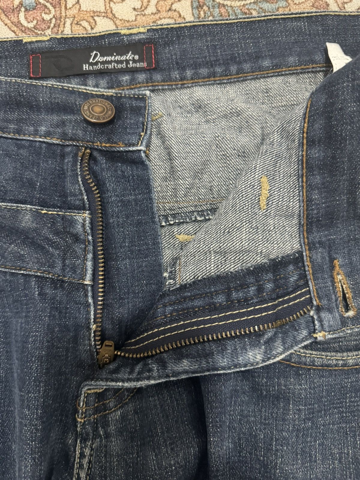If Six Was Nine × Japanese Brand × Vintage Vintage Dominate Handcrafted Double Waist Jeans Size US 32 / EU 48 - 6 Thumbnail