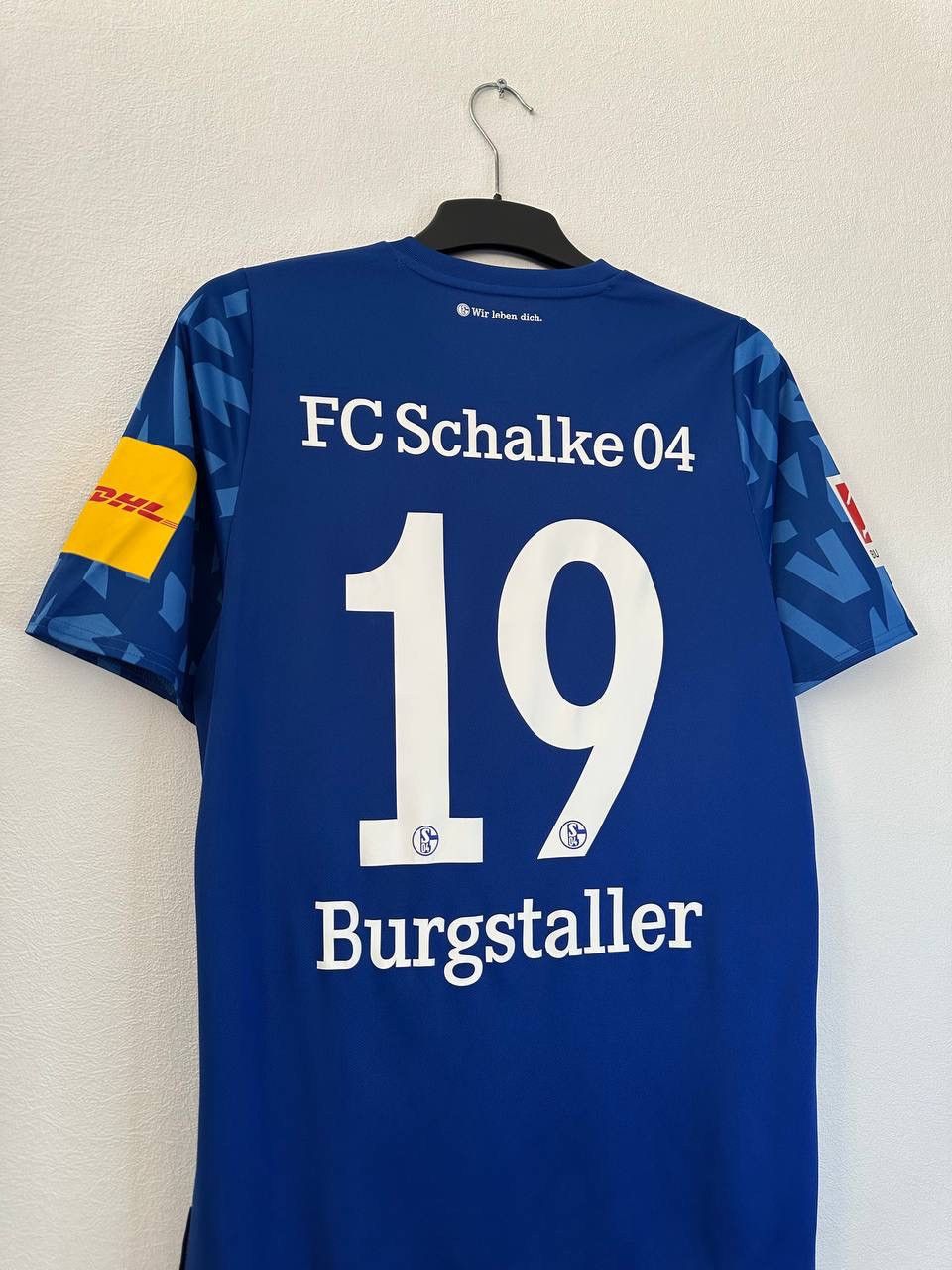 Umbro FC Schalke 04 Home Jersey Umbro #19 Burgstaller Bundesliga Size US L / EU 52-54 / 3 - 10 Thumbnail