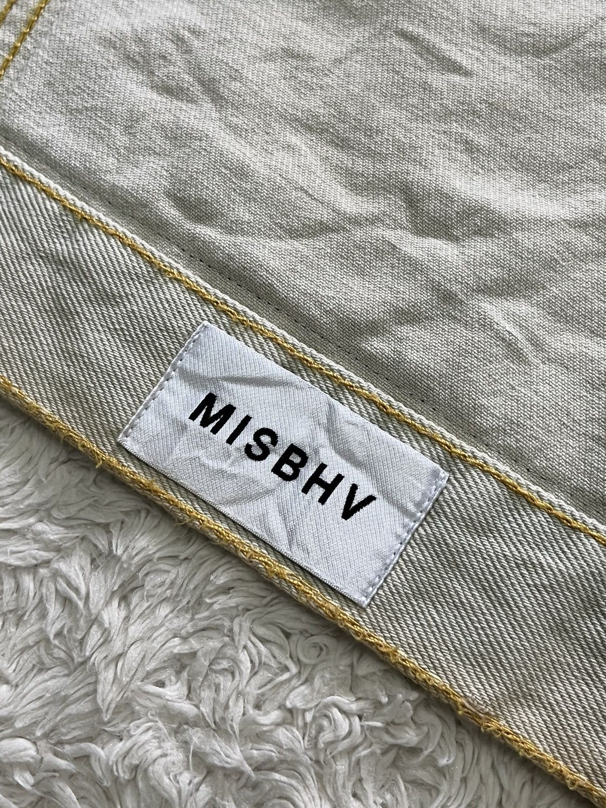 Designer × Misbhv misbhv 16ss "drained" distressed design denim jacket Size US XS / EU 42 / 0 - 13 Thumbnail