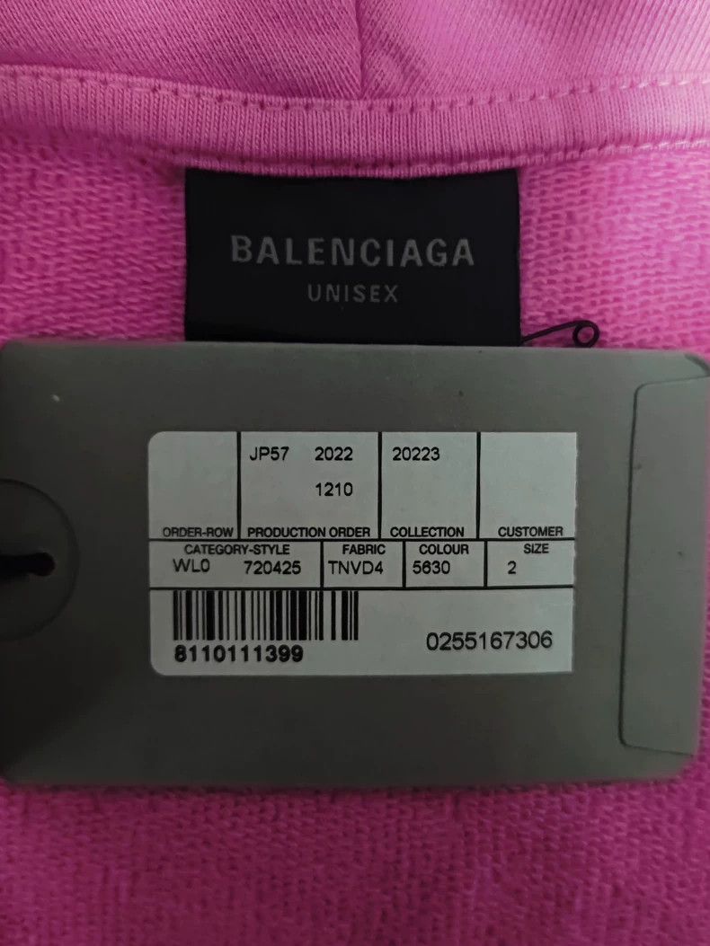 Balenciaga Balenciaga size 2 Warhorse polo Pink Worn Zip Hoodie Jacket Size US M / EU 48-50 / 2 - 3 Thumbnail