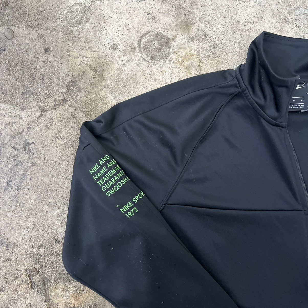 Nike × Vintage Nike Vintage Nylon TrackJacket Windbreaker Mini Swoosh Logo Size US S / EU 44-46 / 1 - 5 Thumbnail