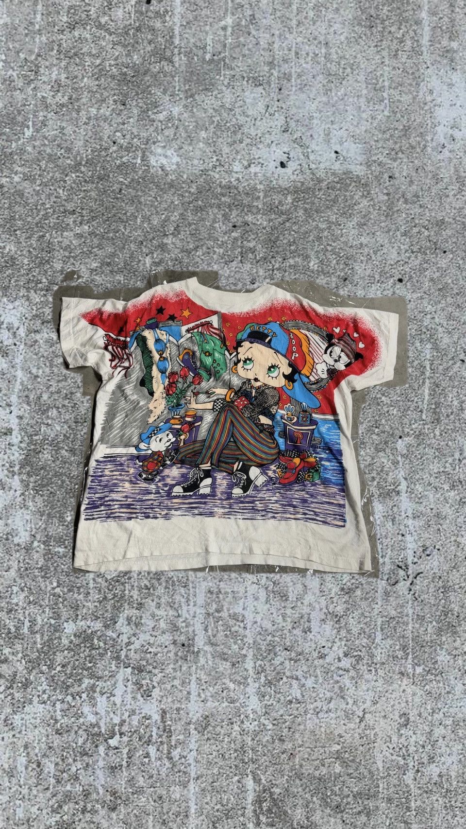 Vintage T shirt vintage cartoon betty boop super rare Size US L / EU 52-54 / 3 - 1 Thumbnail