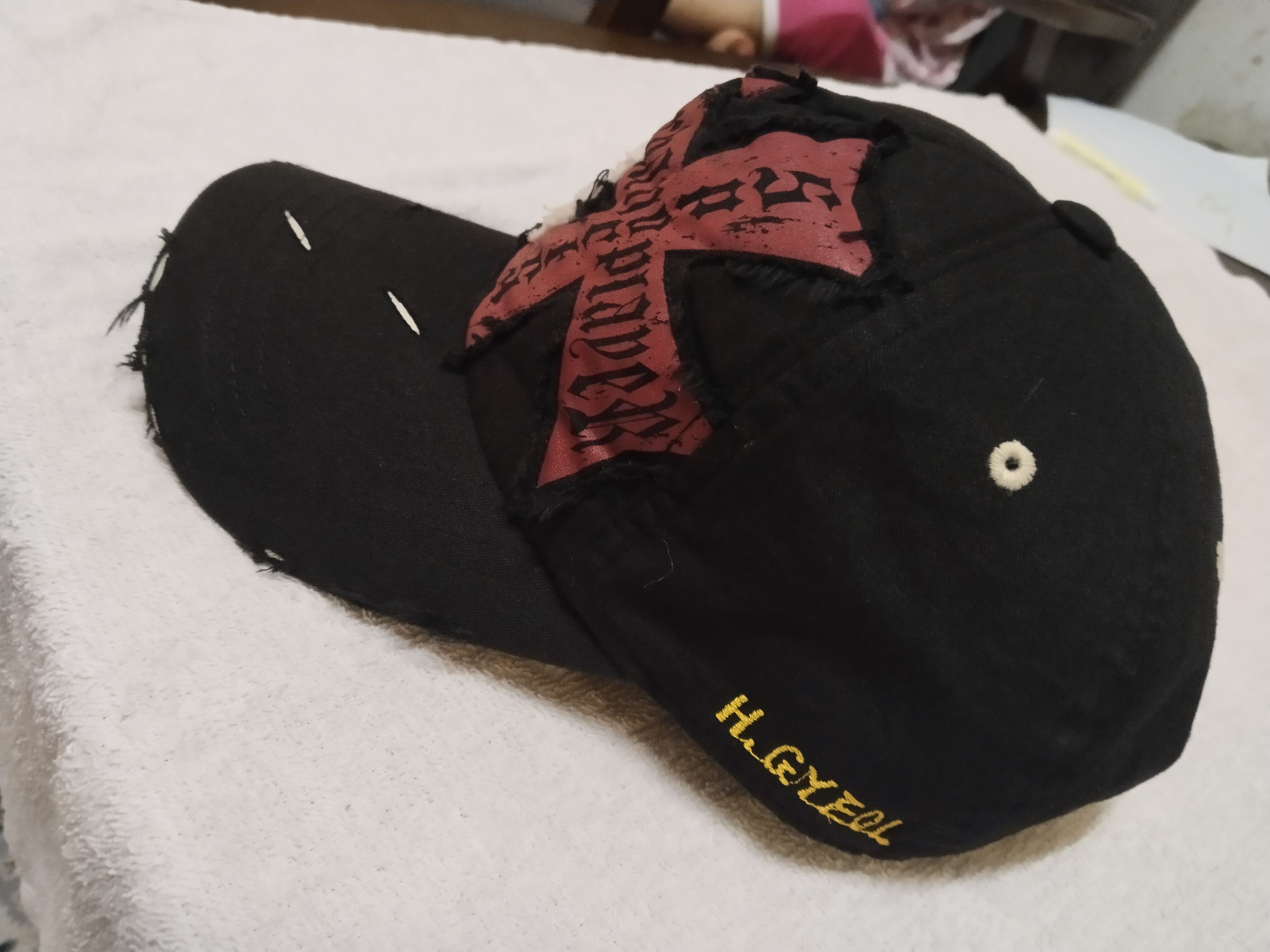 Vintage VINTAGE DISTRESSED RETRO DESIGN CAP HAT Size ONE SIZE - 4 Thumbnail
