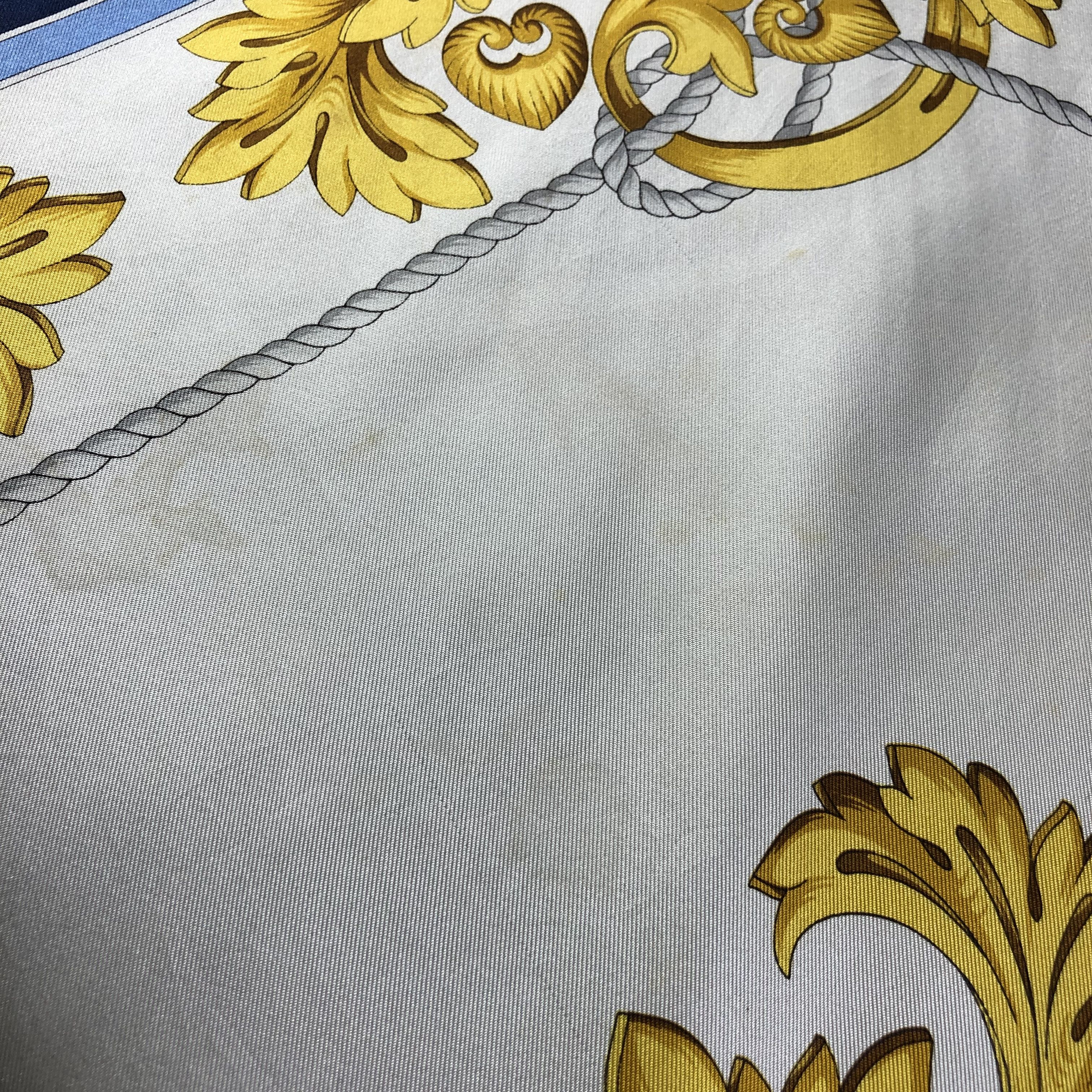 Vintage Rochas Paris Luxury Baroque Silk Scarf M475 Size ONE SIZE - 10 Thumbnail