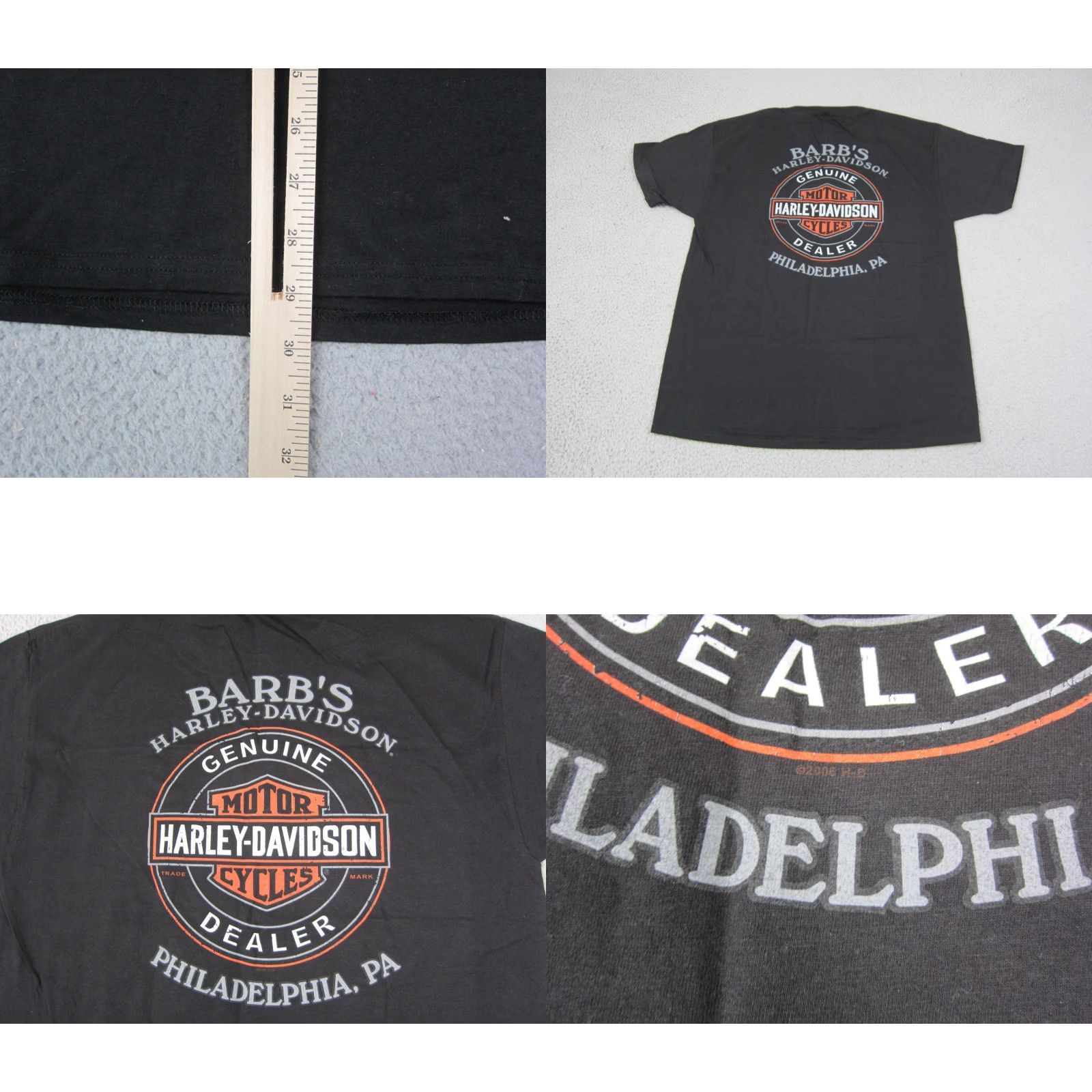 Harley Davidson VINTAGE Harley-Davidson Shirt Mens L Black Ride Hard or Go Home Logo Graphic Print T-Shirt Size US L / EU 52-54 / 3 - 8 Thumbnail