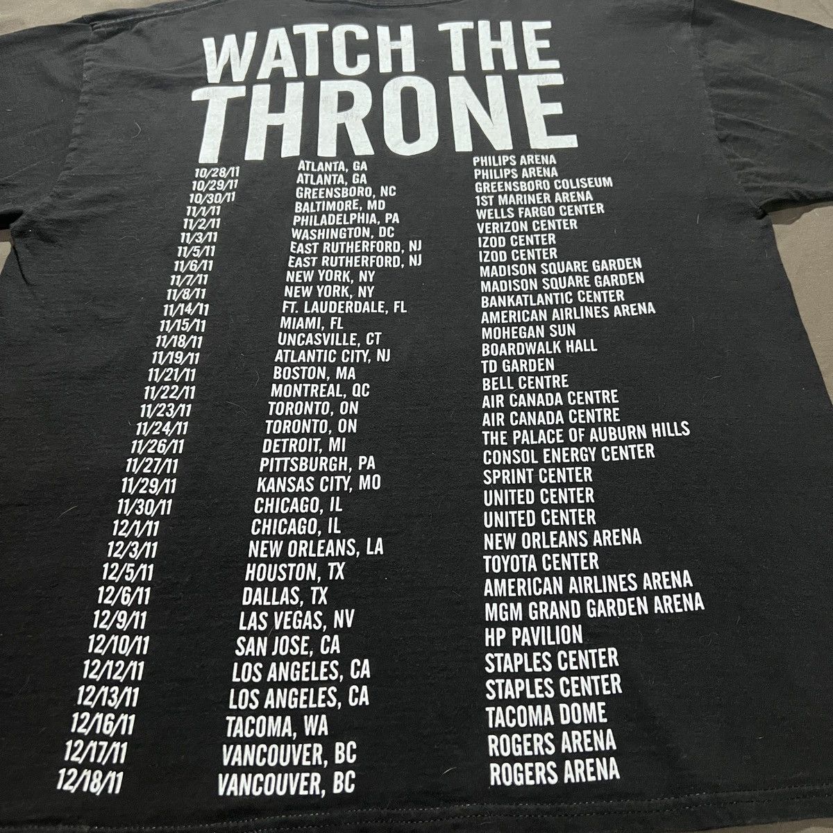 Rap Tees Kanye west x jay z watch The throne Promo Tour Tee Hiphop Size US L / EU 52-54 / 3 - 7 Thumbnail