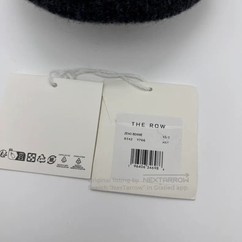 The Row The Row size xs Knitted Beanie Cap for Women in Black Gray Size ONE SIZE - 6 Thumbnail