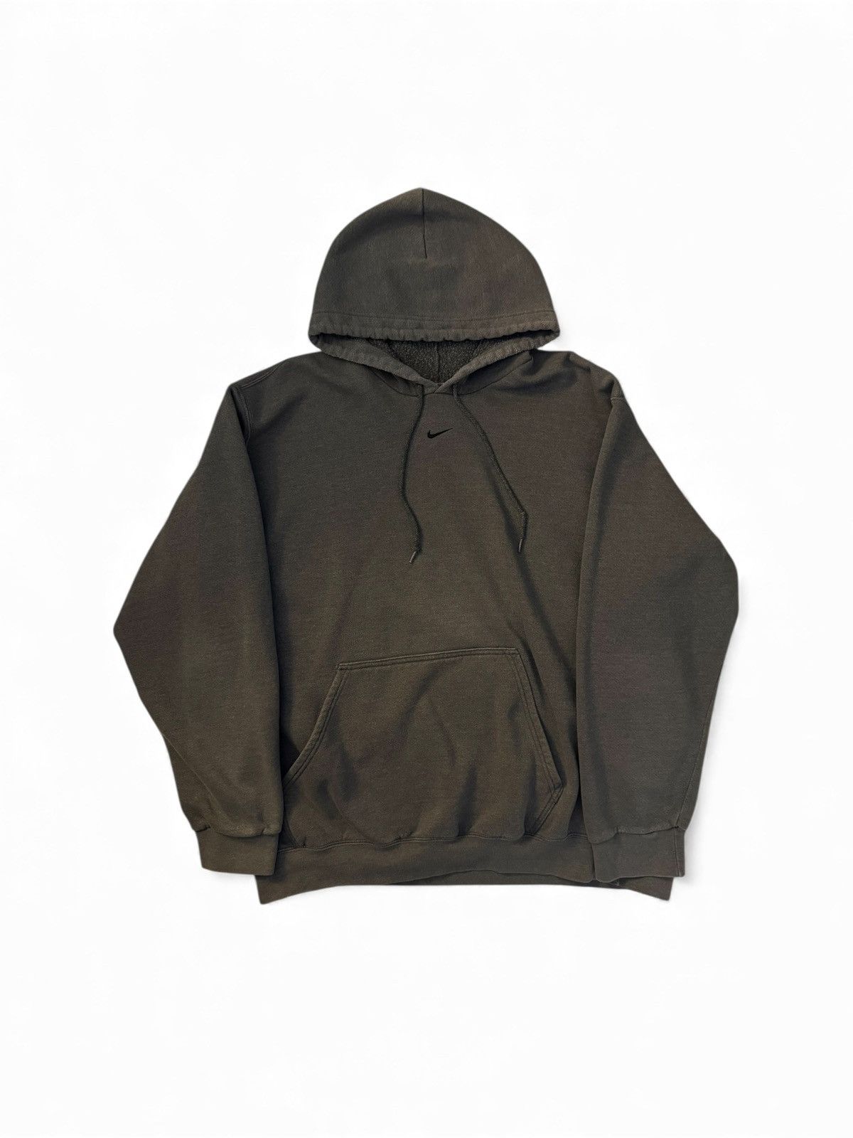 Nike Y2k Nike Center Swoosh Hoodie Size US XXL / EU 58 / 5 - 1 Thumbnail