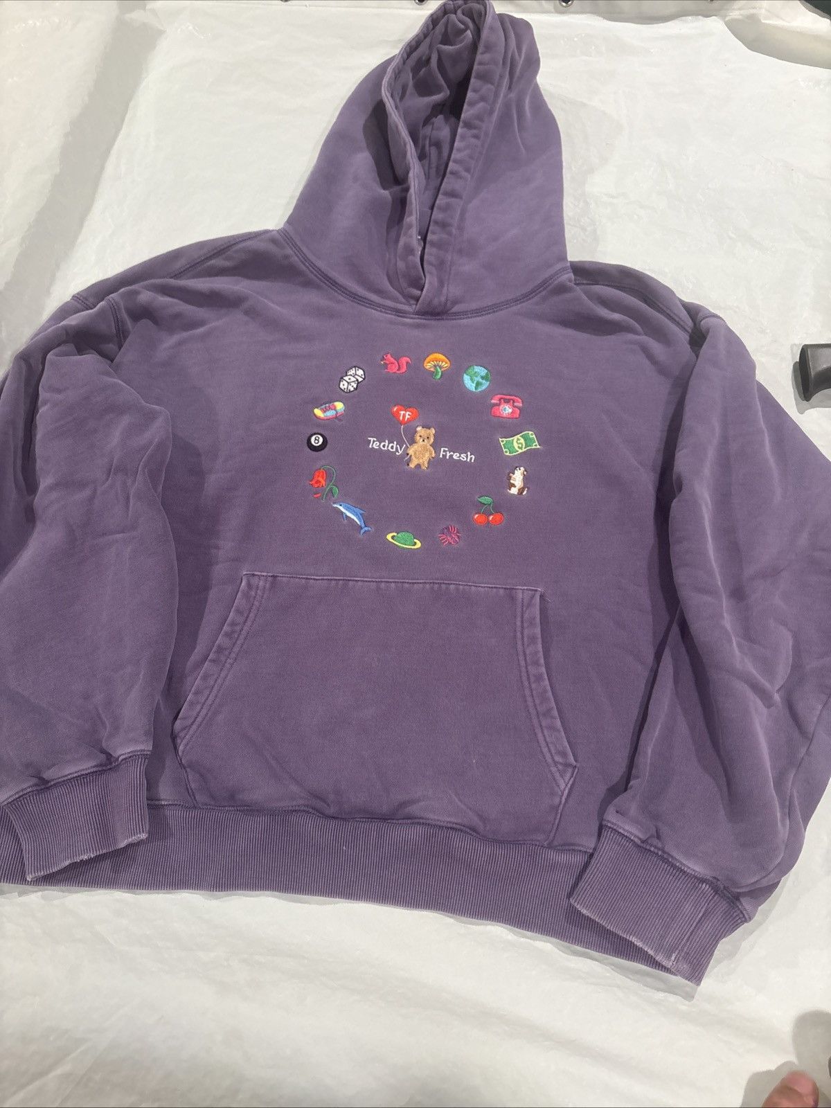 Teddy Fresh Teddy Fresh Everything I Love Hoodie Purple Large Women's Size L / US 10 / IT 46 - 1 Thumbnail