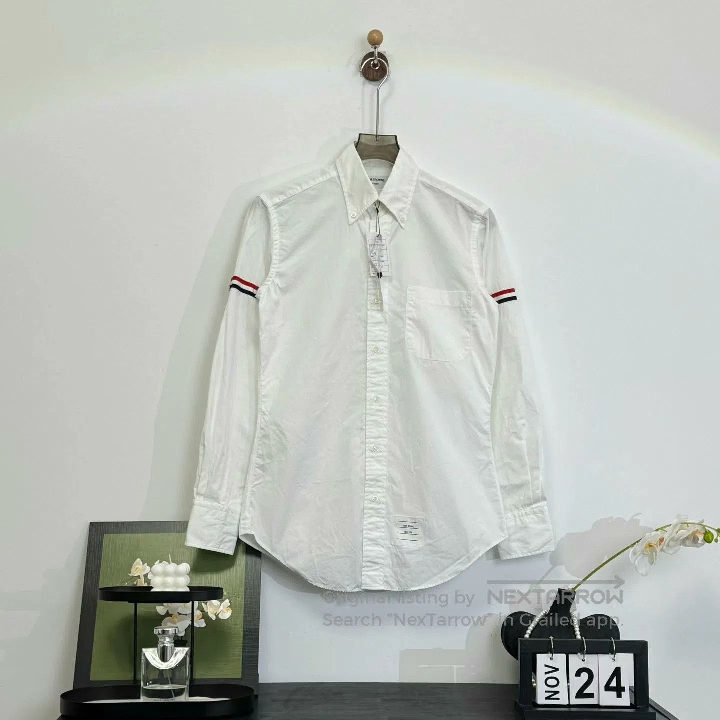 Thom Browne Thom Browne White Double-Sleeve Shirt Size 1. Size US S / EU 44-46 / 1 - 1 Thumbnail