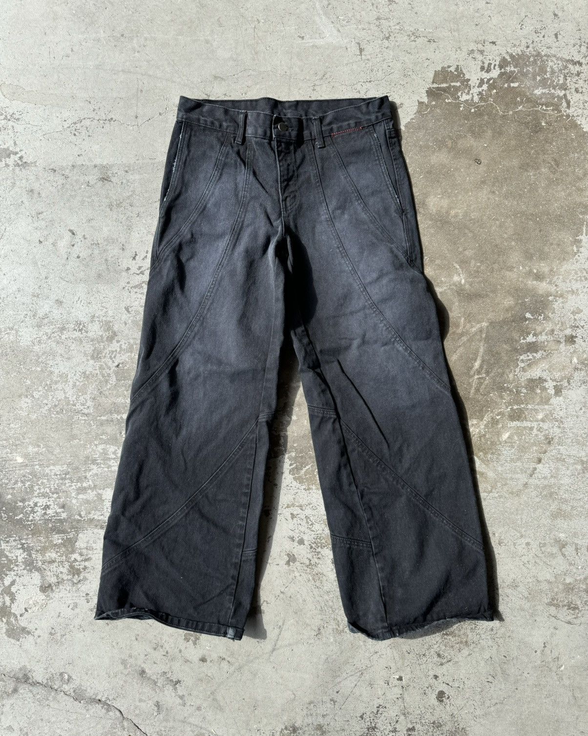 MOOJIMOOJIUS Mooji Mooji Classic Wide Denim in Black | Grailed