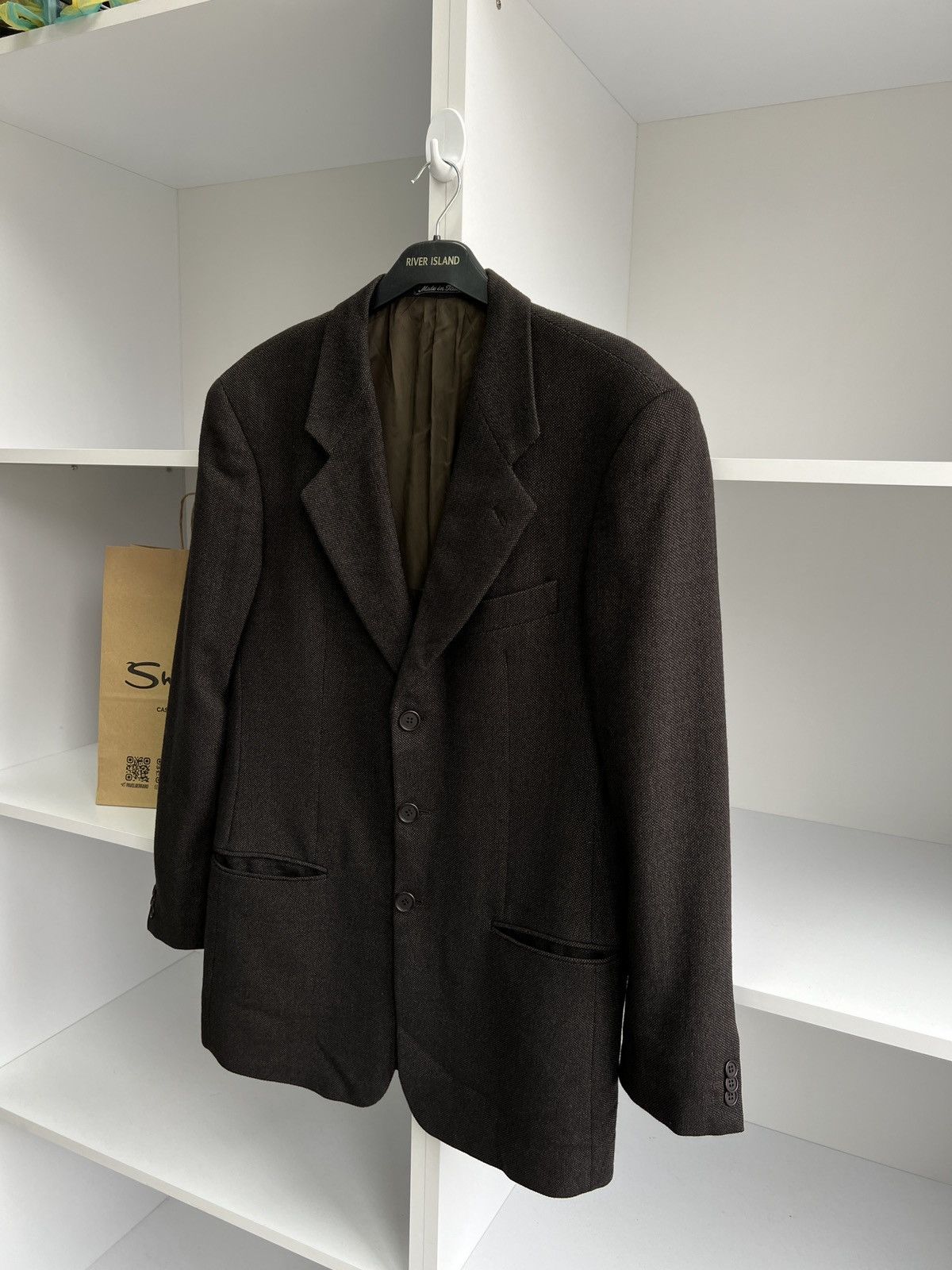Designer × Giorgio Armani × Vintage Vintage Giorgio Armani Luxury Old Money Style Blazer Size 48R - 4 Thumbnail