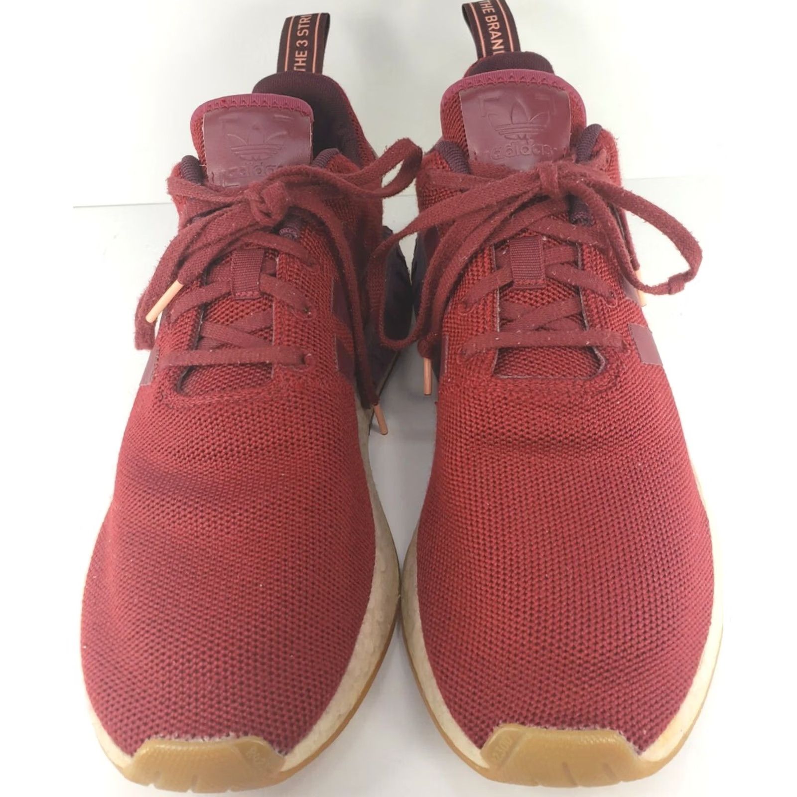 Adidas Adidas NMD R2 Sneaker Mens 9.5M Burgundy Ultraboost CQ2404 Athletic Casual Shoes Size US 9 / EU 42 - 3 Thumbnail