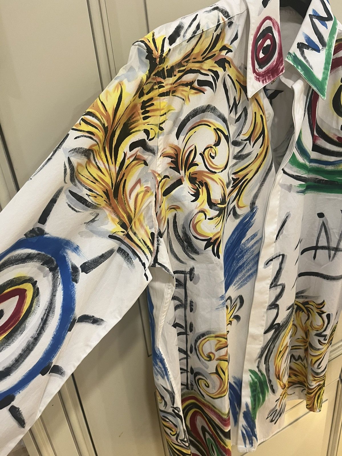 Versace artwork print shirt collar size 40 Size US M / EU 48-50 / 2 - 6 Thumbnail