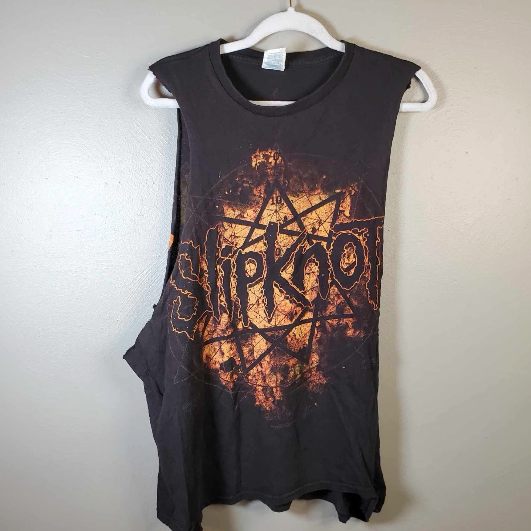Gildan VINTAGE Slipknot Snuff Shirt Band 90s Grunge T-Shirt Men XLT Black Cotton Crew Neck Sleeveless Official Licensed Rare Gildan Big & Tall Size US XL / EU 56 / 4 - 2 Thumbnail