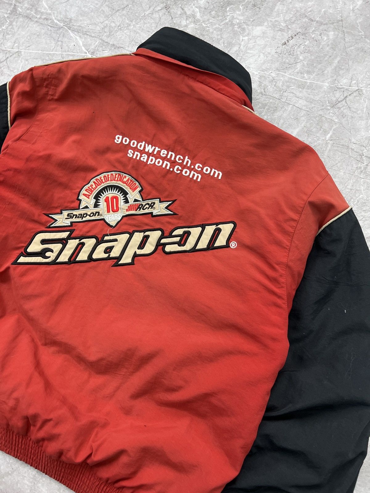 NASCAR × Vintage Vintage Snap-On Nascar Racing Jacket 90's nylon Size US L / EU 52-54 / 3 - 14 Thumbnail