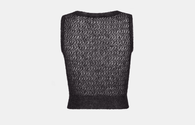 Dior o1w1db10925 444W01 Twinset Sweater in Black Size M / US 6-8 / IT 42-44 - 5 Thumbnail