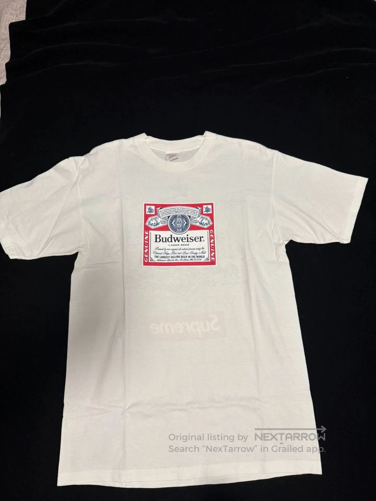 Supreme White Short Sleeve T. Size US L / EU 52-54 / 3 - 2 Thumbnail