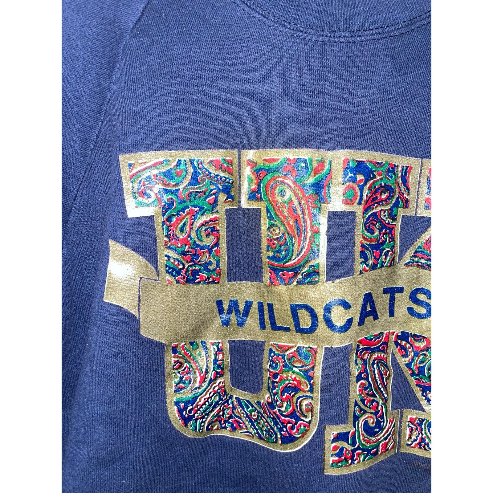 Fruit Of The Loom Vintage University Of Kentucky Sweatshirt UK Wildcats 90s L Size US L / EU 52-54 / 3 - 2 Thumbnail