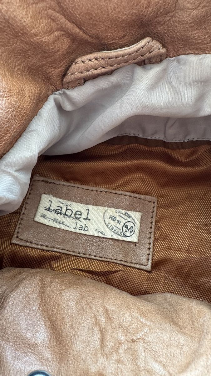 Genuine Leather Y2K Vintage Moto Biker Leather Jacket Gucci Miu Miu style Size XL / US 12-14 / IT 48-50 - 10 Thumbnail