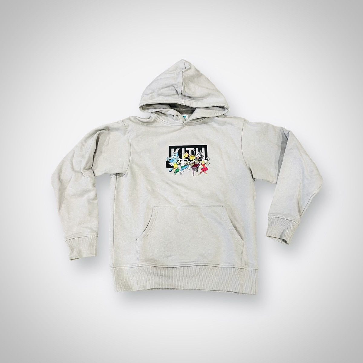 image of Kith The Jetsons Hoodie Sweatshirt in Grey, Men's (Size XS)