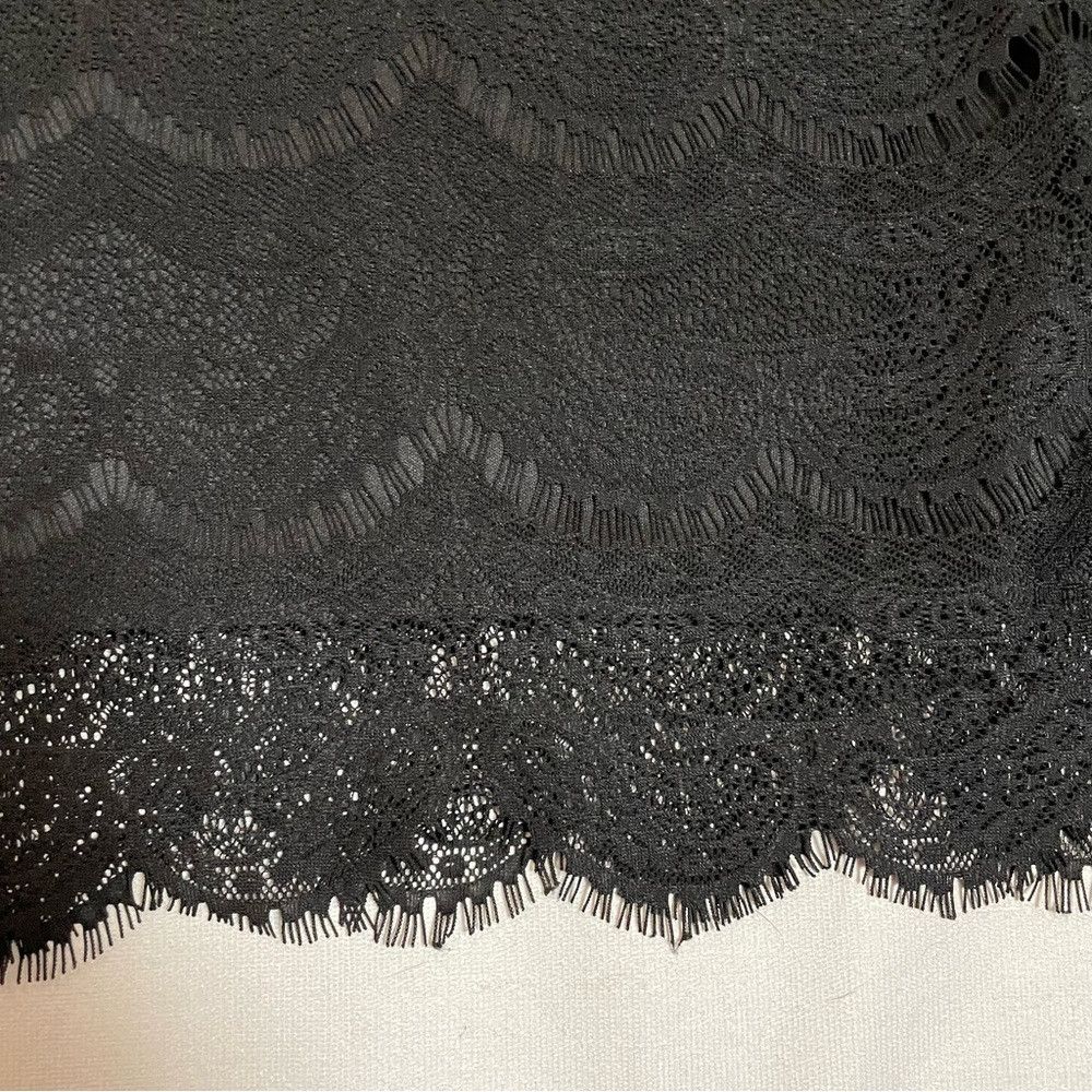 Adrianna Papell Adrianna Papell Black Lace 3/4 Sleeve Blouse Size S Size S / US 4 / IT 40 - 5 Thumbnail