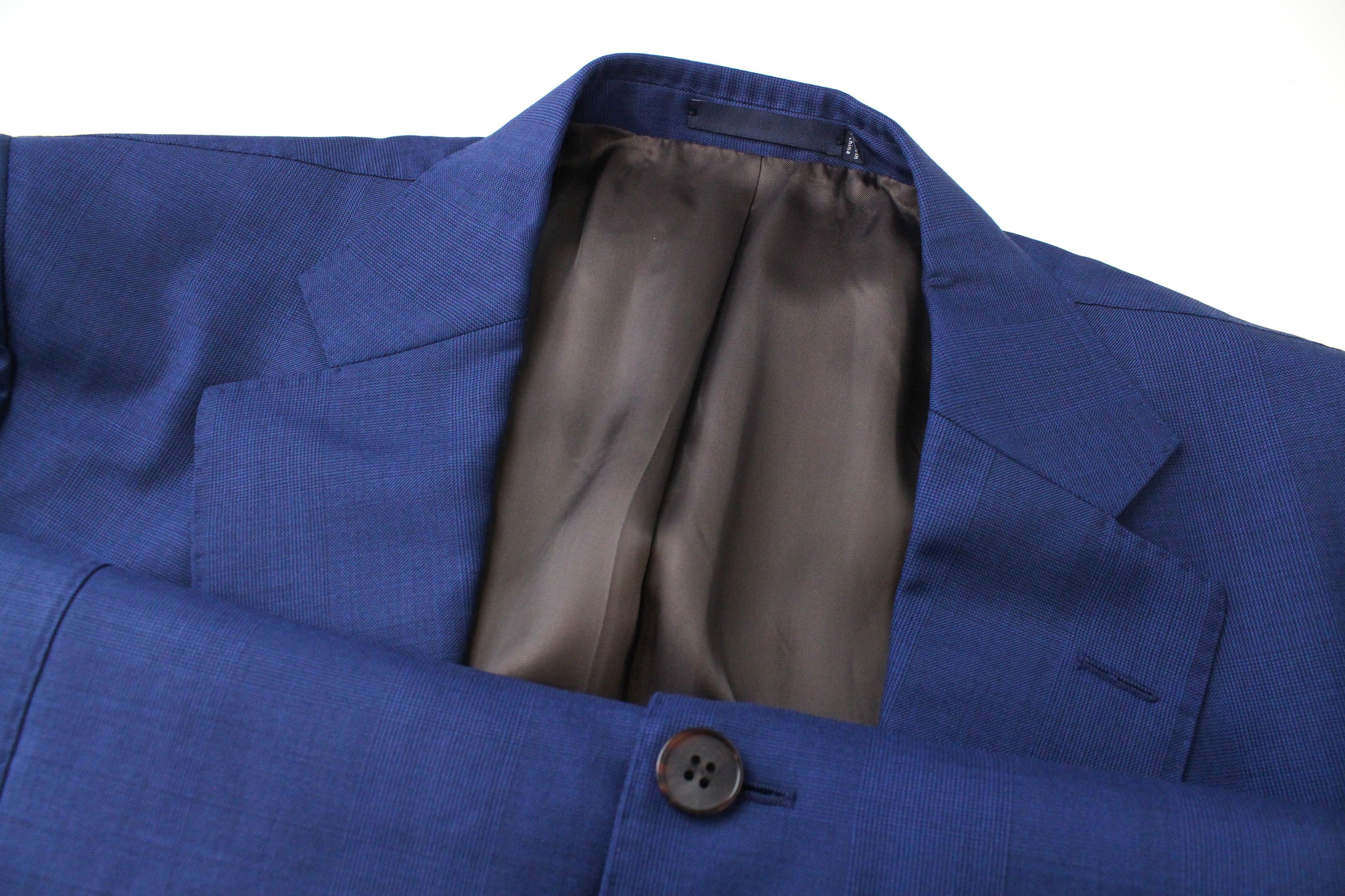 Suitsupply LAZIO UK48R Wool Super 110's Blue Slim Blazer 59915 Size 48R - 4 Thumbnail