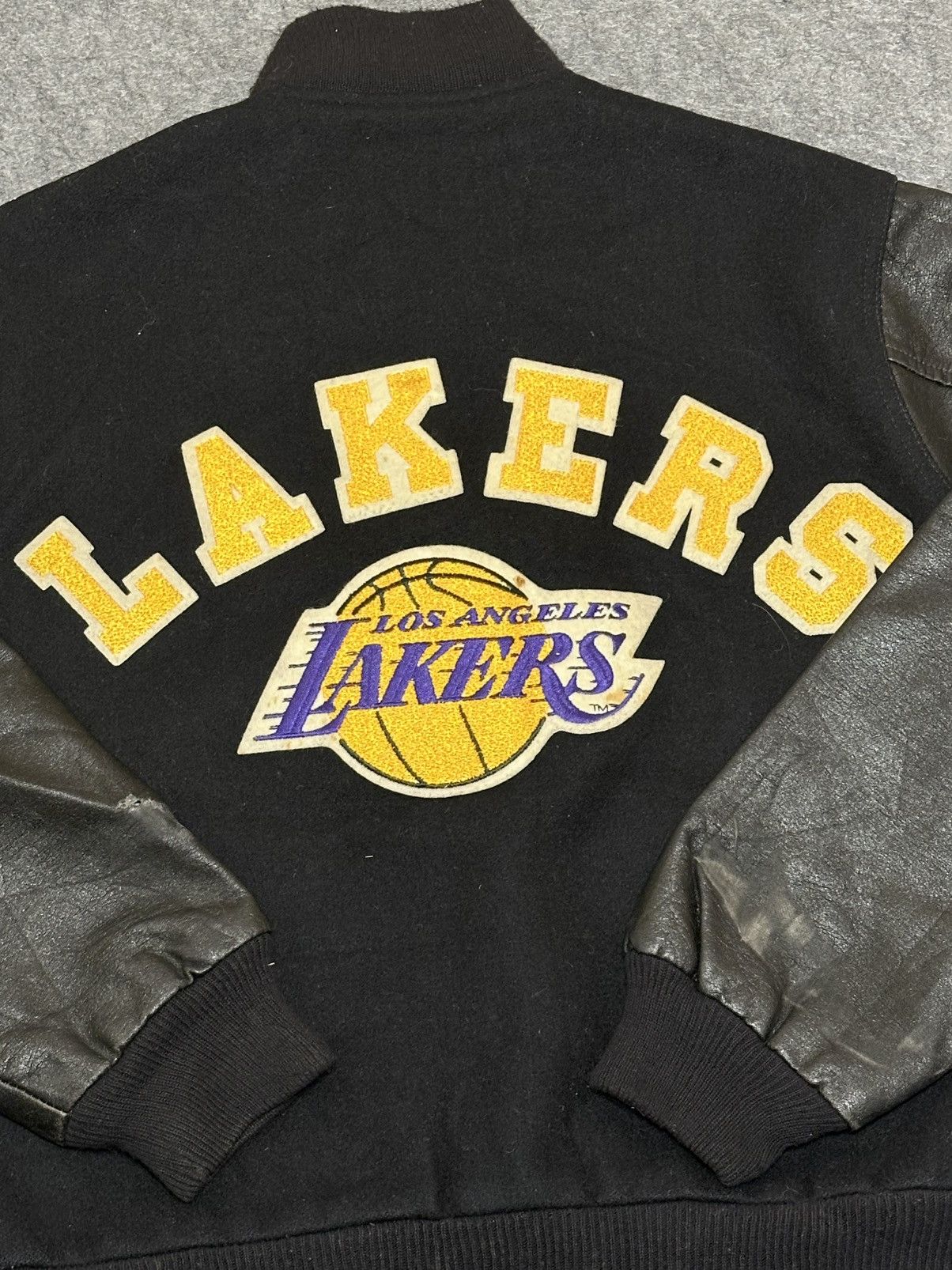 Chalk Line Los Angeles Lakers Black Varsity Jacket. Size US M / EU 48-50 / 2 - 4 Thumbnail