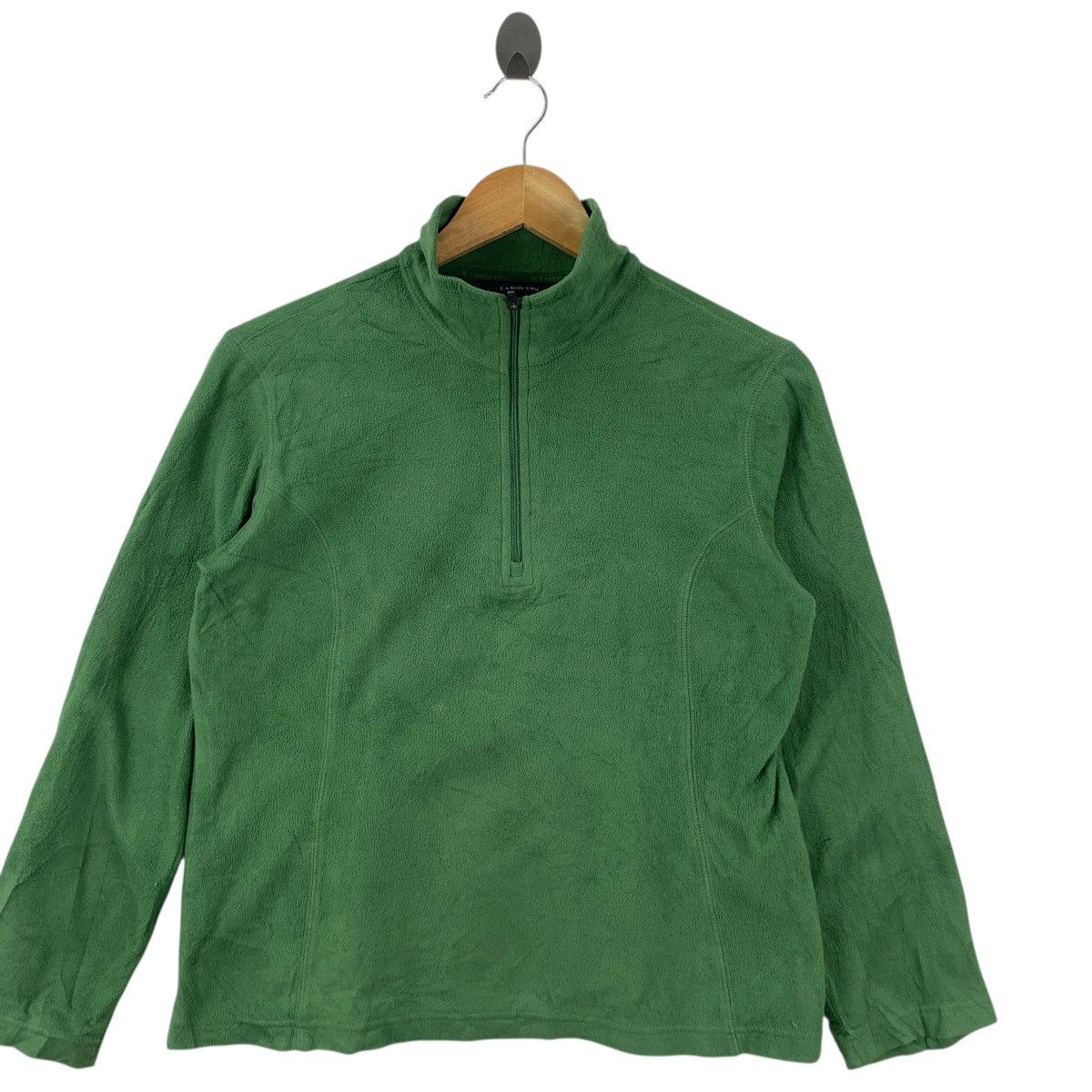 Lands' End Vintage LANDS’ END x THERMA CHECK Half Zipper Fleece Jacket Size M / US 6-8 / IT 42-44 - 5 Thumbnail