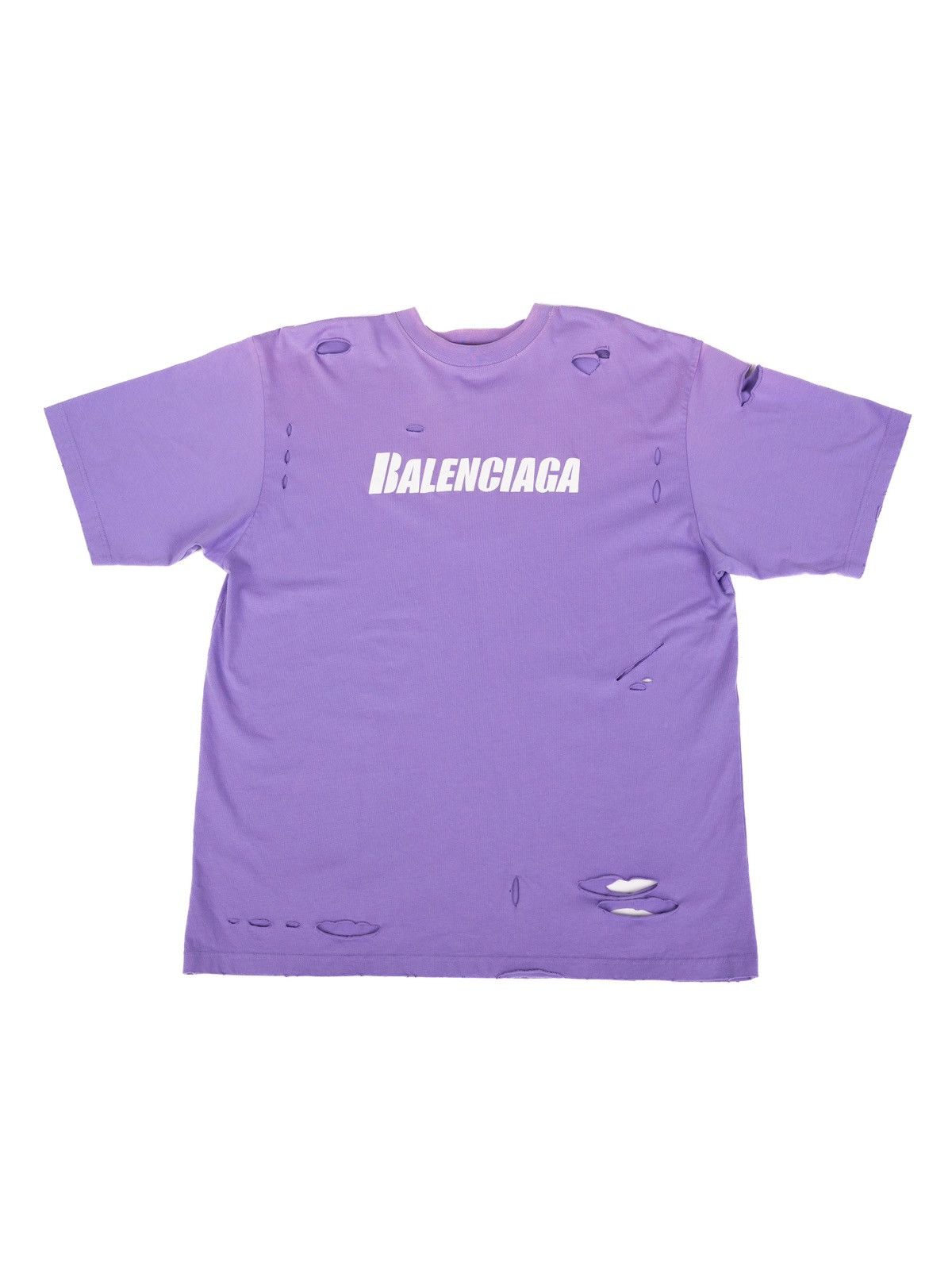 Balenciaga Balenciaga Distressed Tee Size US XS / EU 42 / 0 - 1 Thumbnail