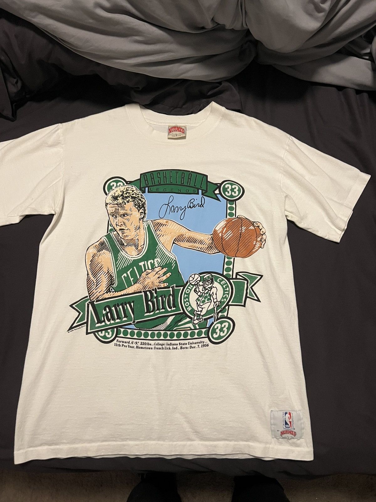 Nutmeg 90s Larry Bird Nutmeg Mills T-shirt Size US M / EU 48-50 / 2 - 1 Thumbnail