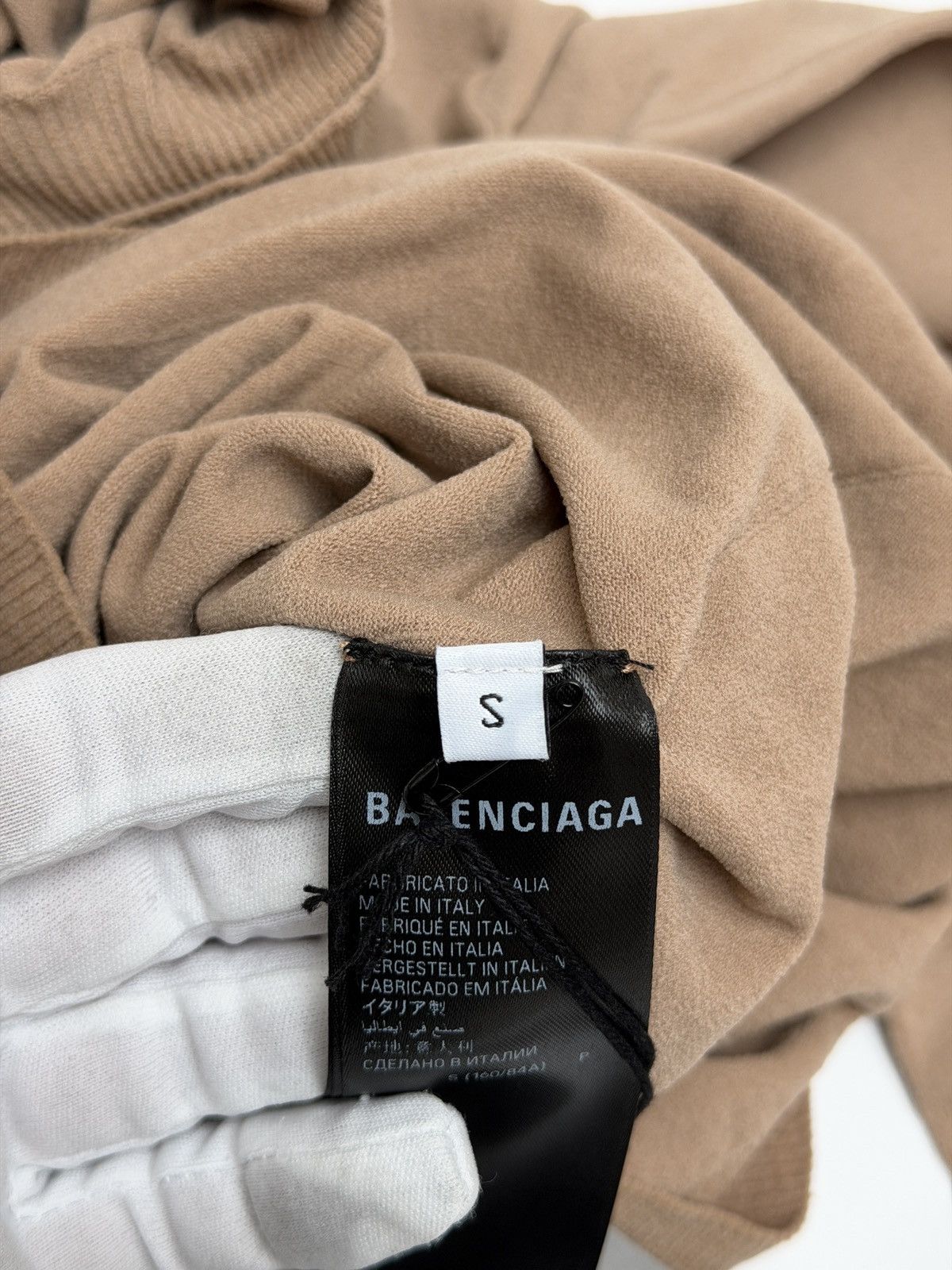 Balenciaga Balenciaga Stretch Knitted Turtleneck Sweater With Gloves Size US XS / EU 42 / 0 - 9 Thumbnail