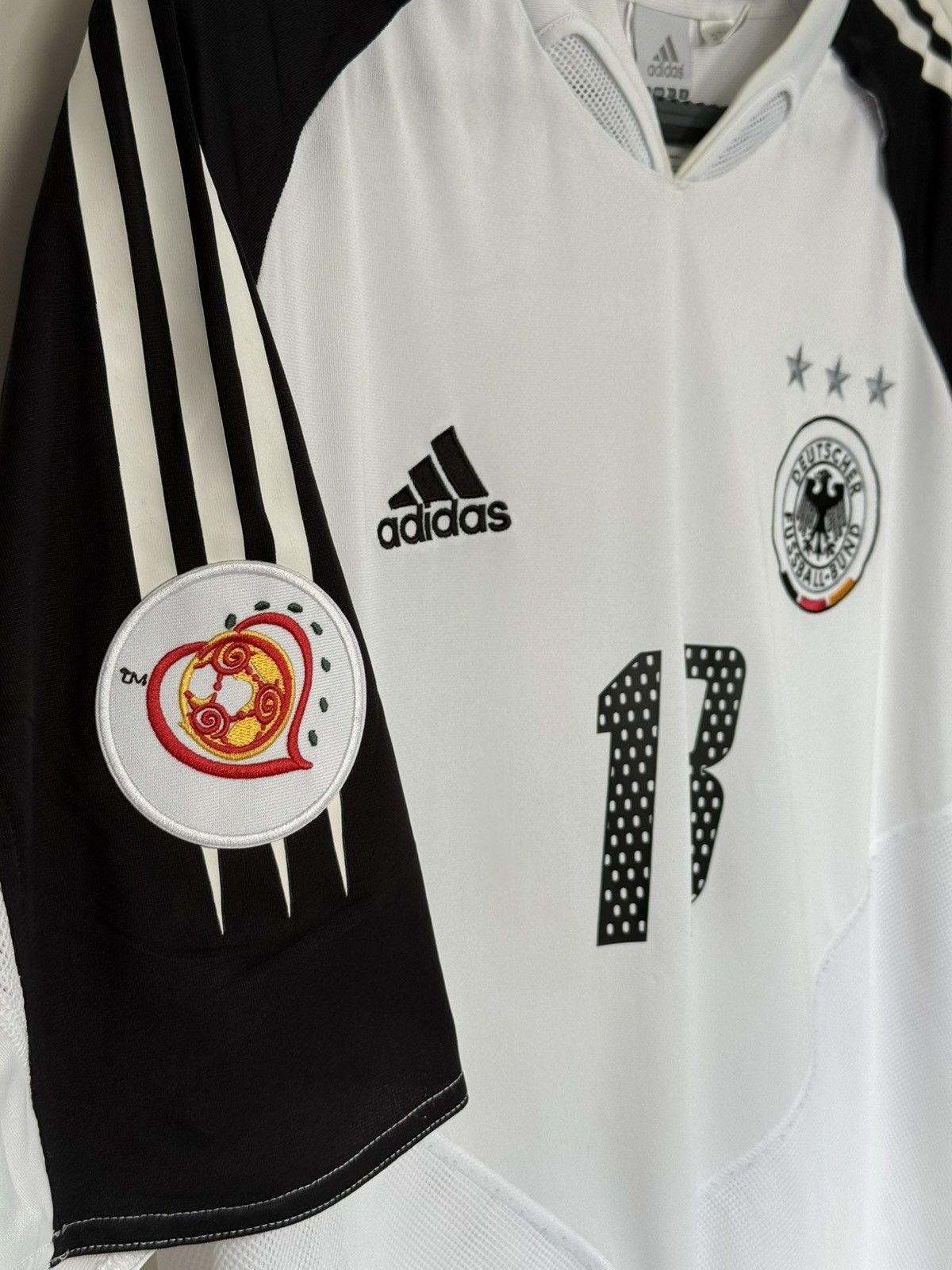 Adidas Germany 2004/05 Home #13 Ballack XL *mint* Size US XL / EU 56 / 4 - 4 Thumbnail