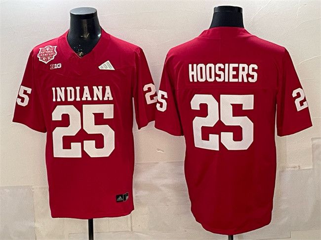 Other Men's Indiana Hoosiers #25 Hoosiers Red Jersey Size US L / EU 52-54 / 3 - 1 Thumbnail