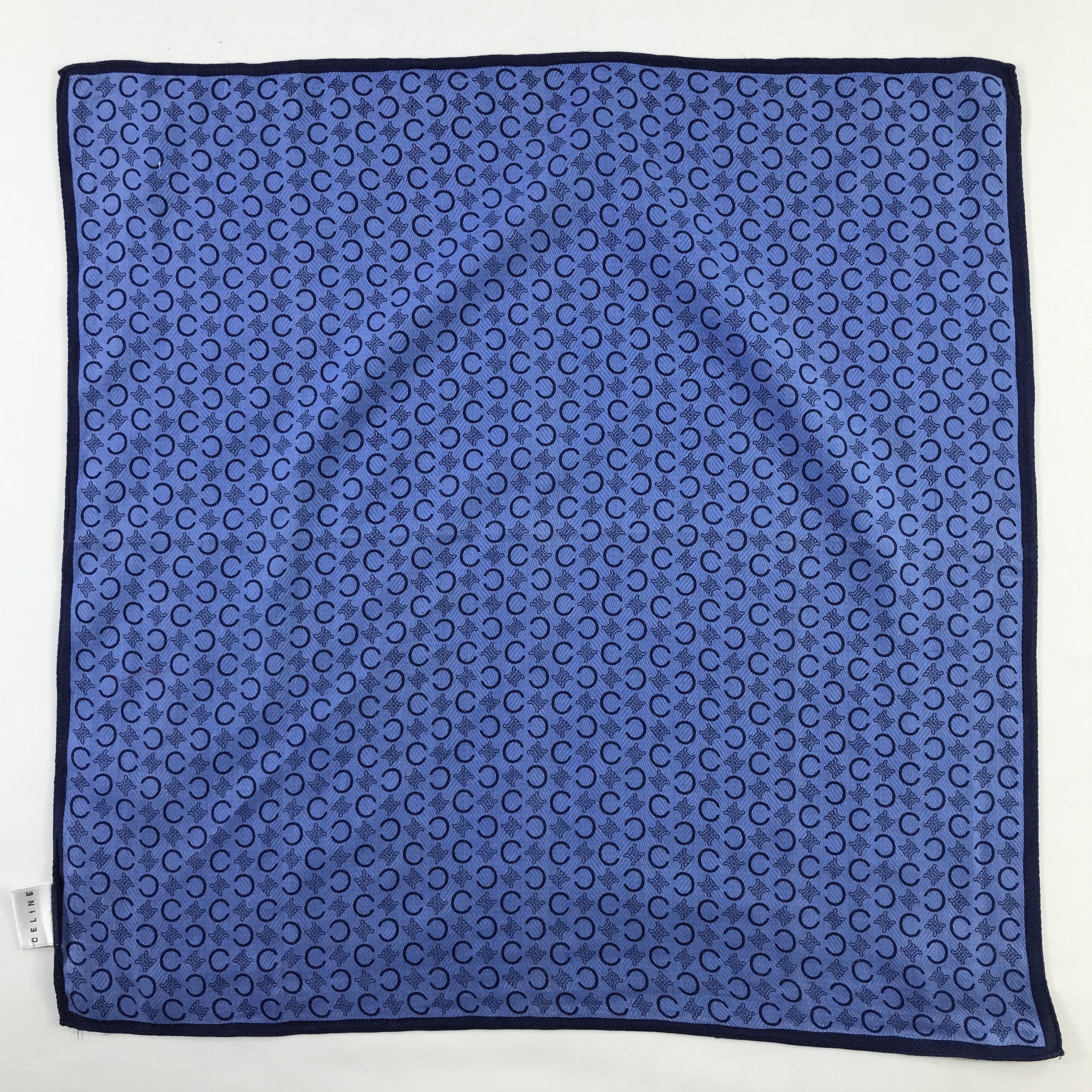 Celine × Vintage Celine Bandana / Handkerchief / Neckerchief - S586 Size ONE SIZE - 1 Thumbnail